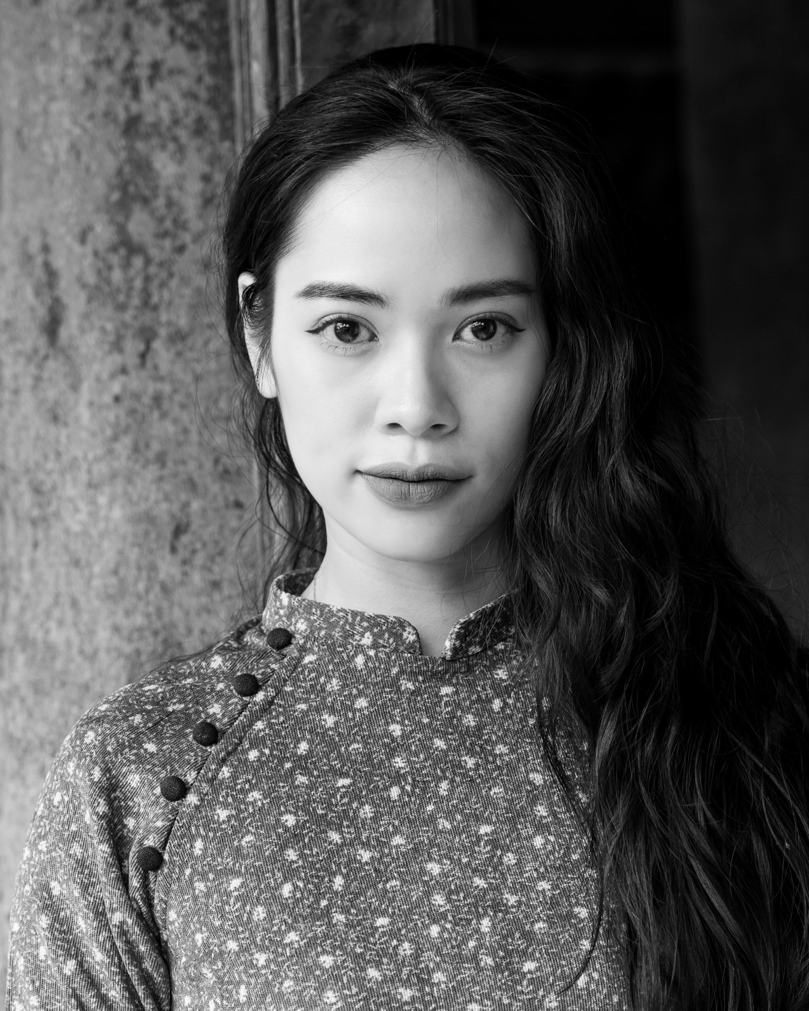 Vietnam, Portrait of a Women in Ao Dai