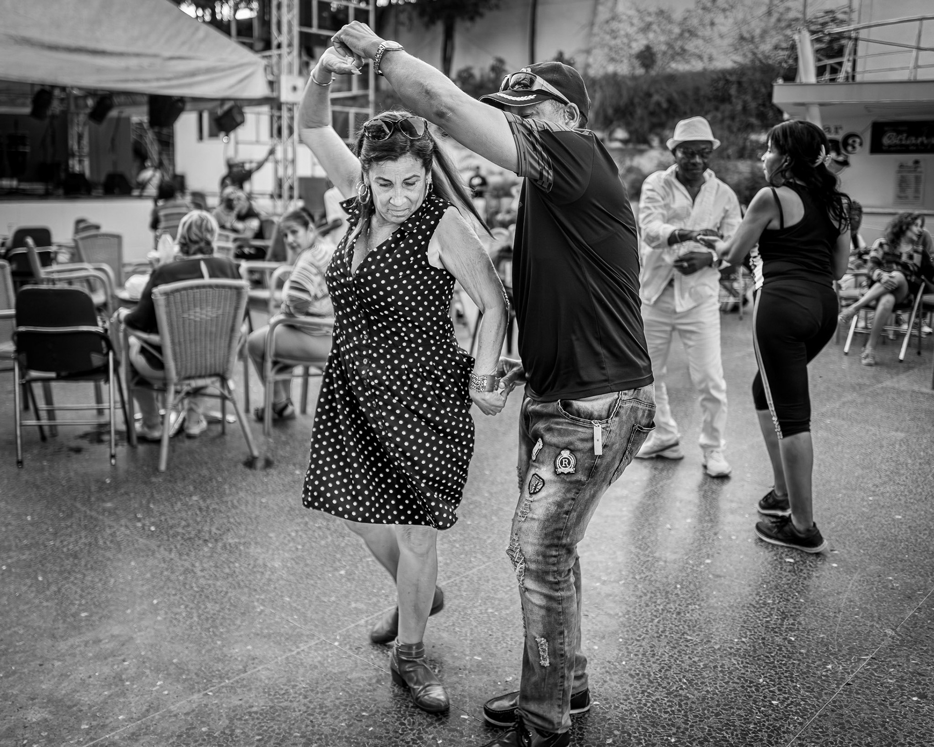 Cuba, Havana. Salsa Dancers