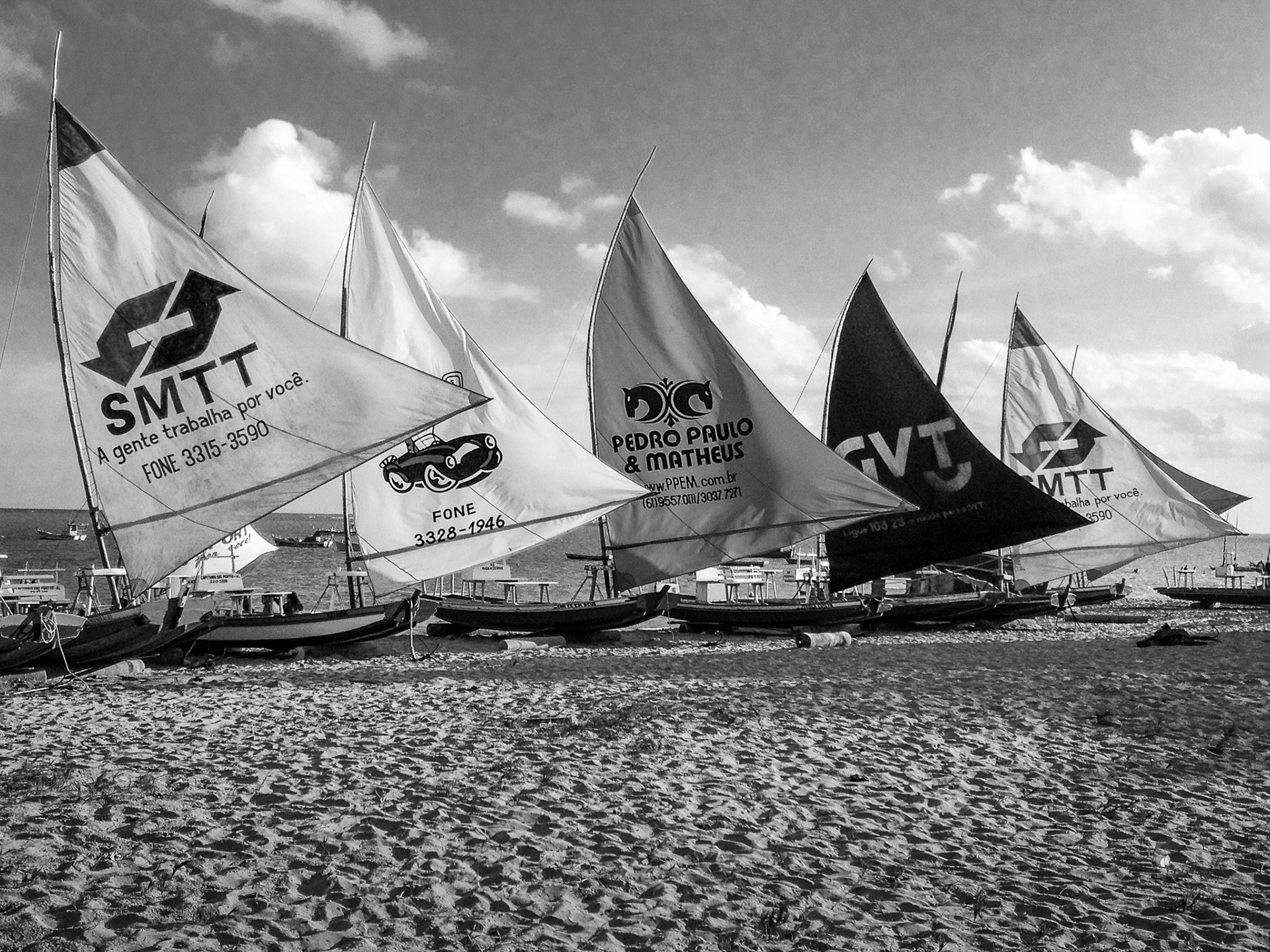 Brazil, Maceio: Jangadas