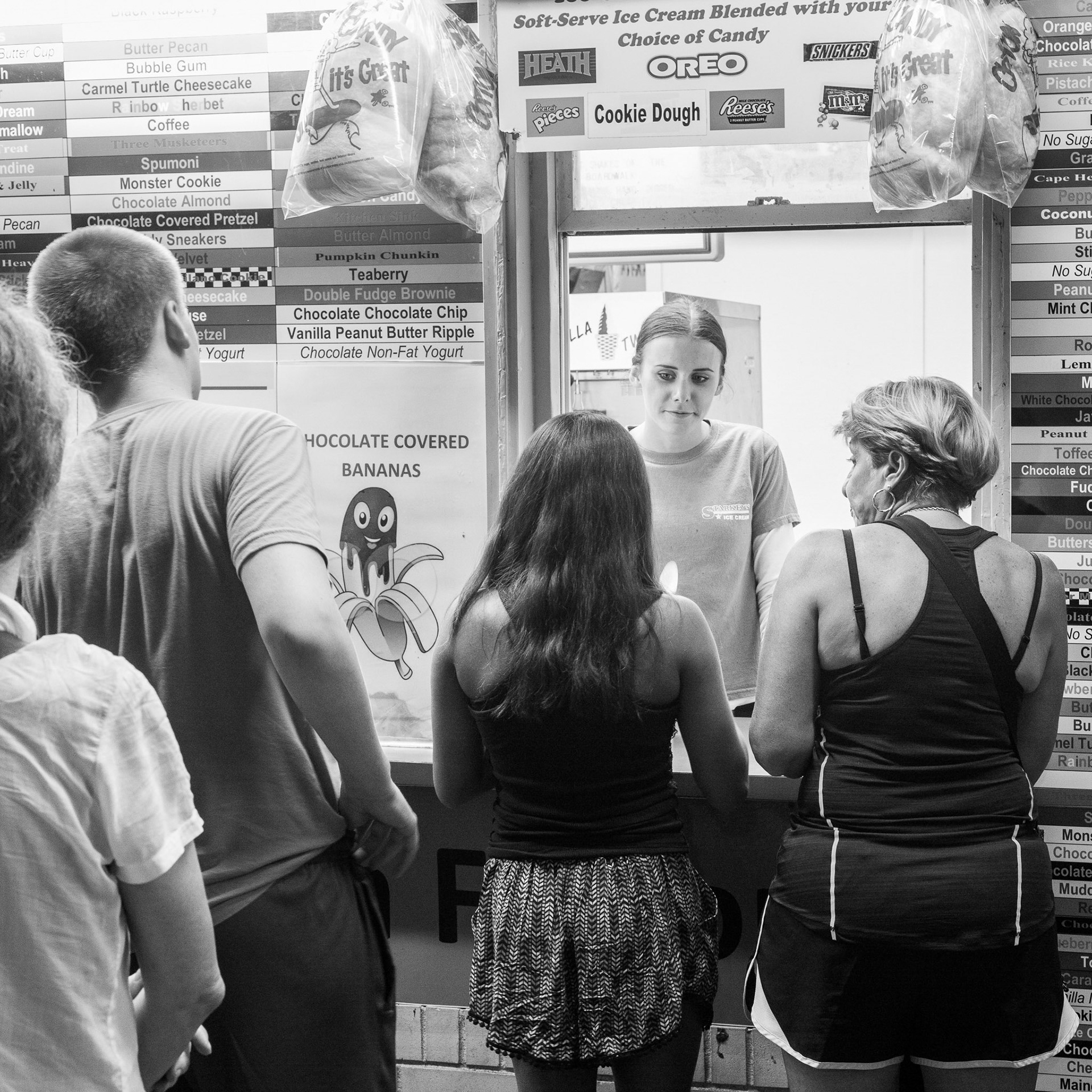 Rehoboth Beach Boardwalk at night