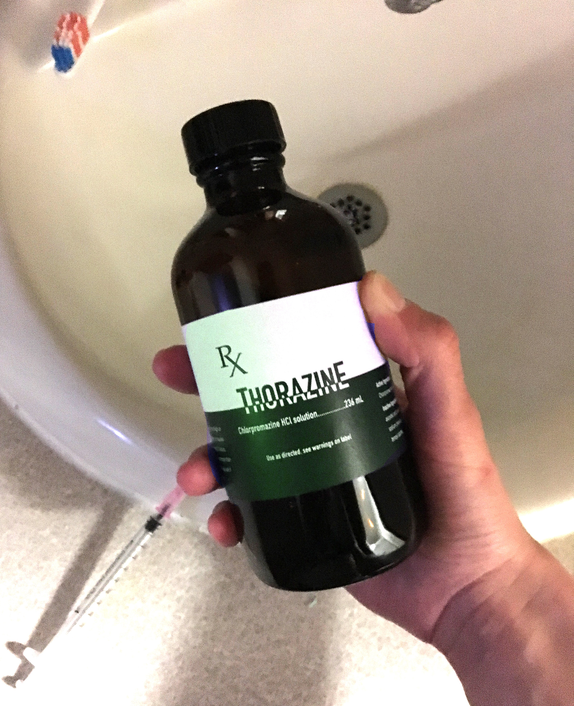 Bottle of Thorazine