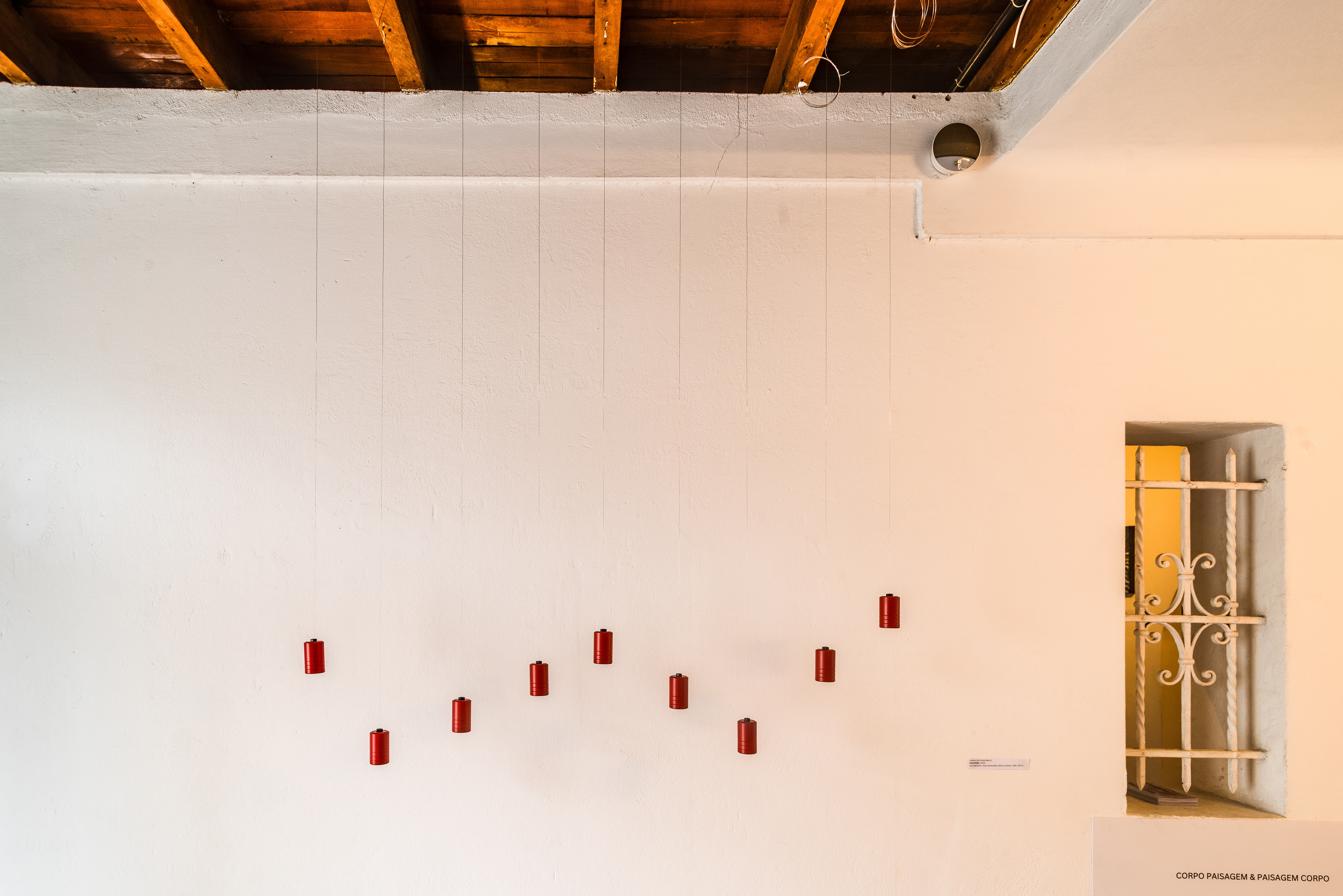 Paisagem Encarnada, 2024 - aço, borracha - 300 x 250 x 25 cm