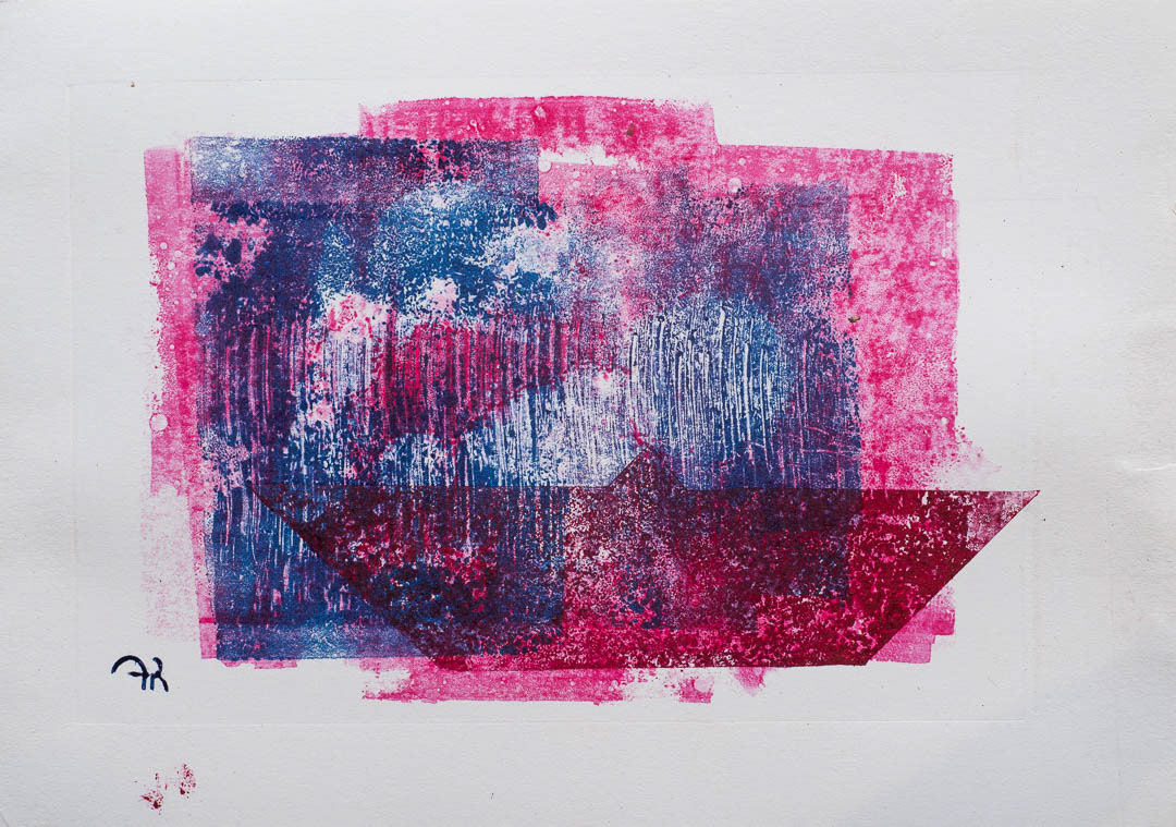 PROA, 2022 - monotipia em papel 21x30cm