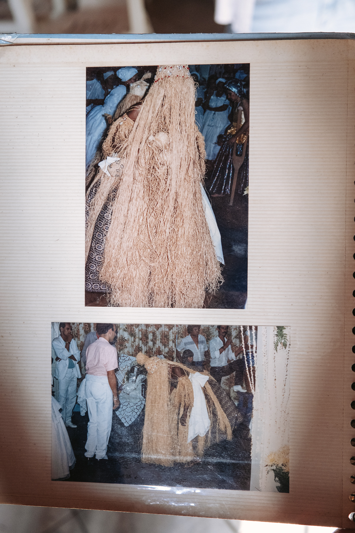 Omolu em um álbum antigo de Mãe Marize