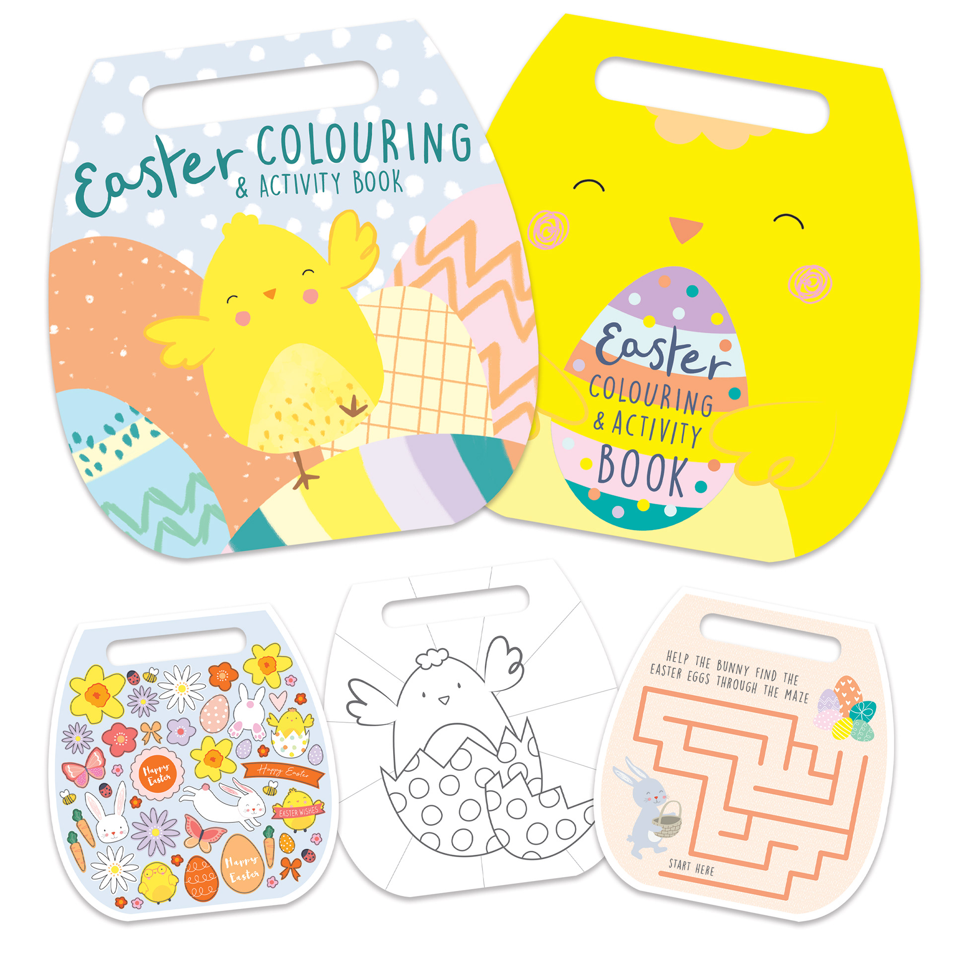 Easter Activity Books with Example Inside Pages