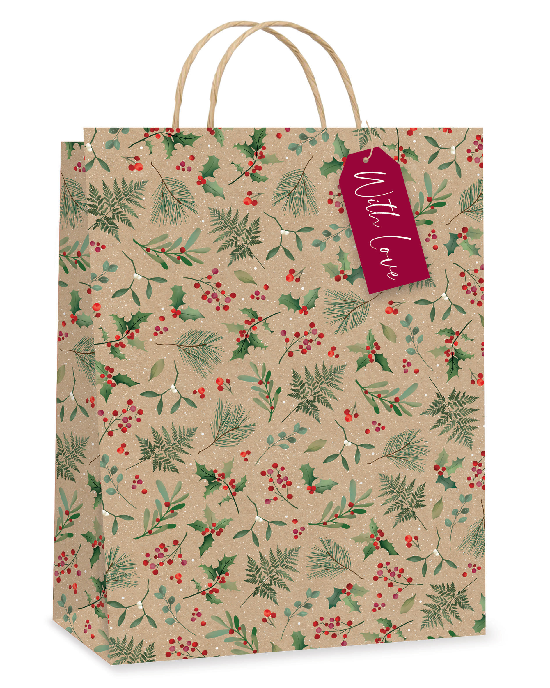 Traditional Christmas Gift Bag