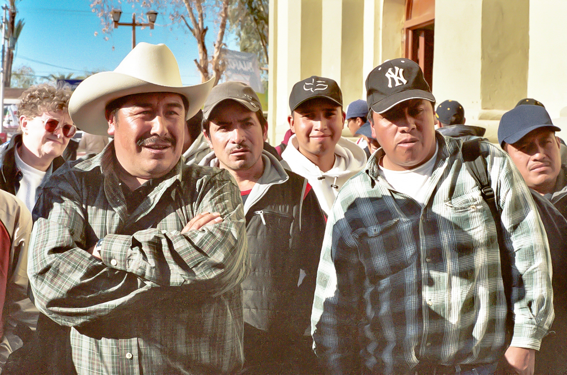 Having spent the summers of his youth doing farmwork in the US - the closing and militarization of the border is an offensive concept to Jose Luis (left.) "We don't want to live in America - you don't need to fear us. We just want to do the jobs your people won't do and then go home..." He added, "but we must stay because crossing the border is too difficult."