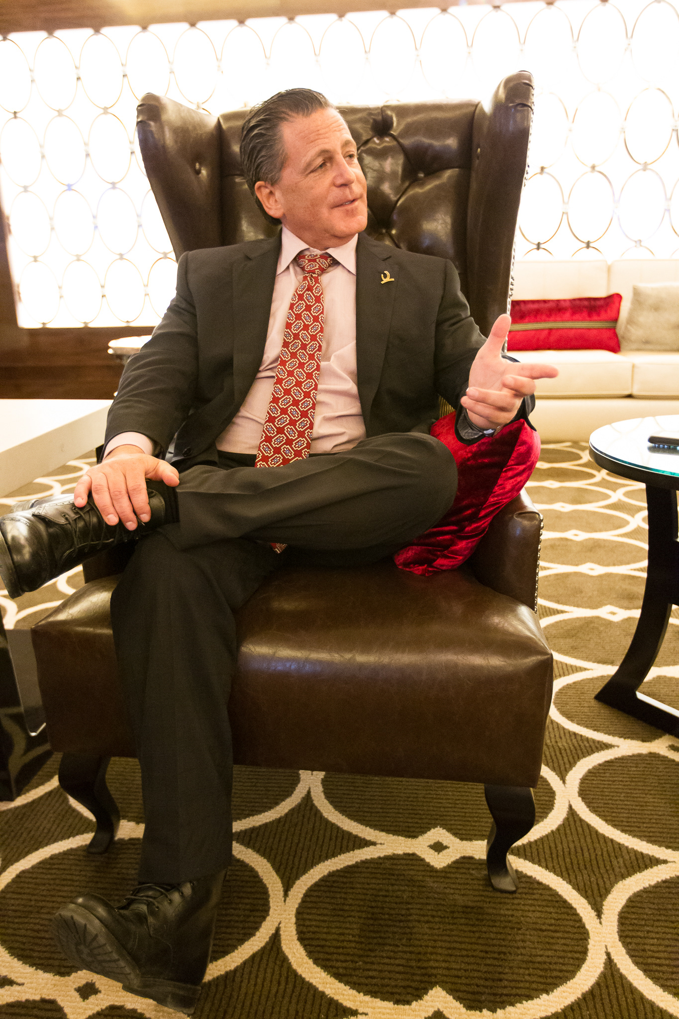 Dan Gilbert, owner of the Cleveland Cavaliers NBA team, at the opening of the Horseshoe Casino in Cleveland. Gilbert is seen as a champion in the effort to bring gaming to Ohio.