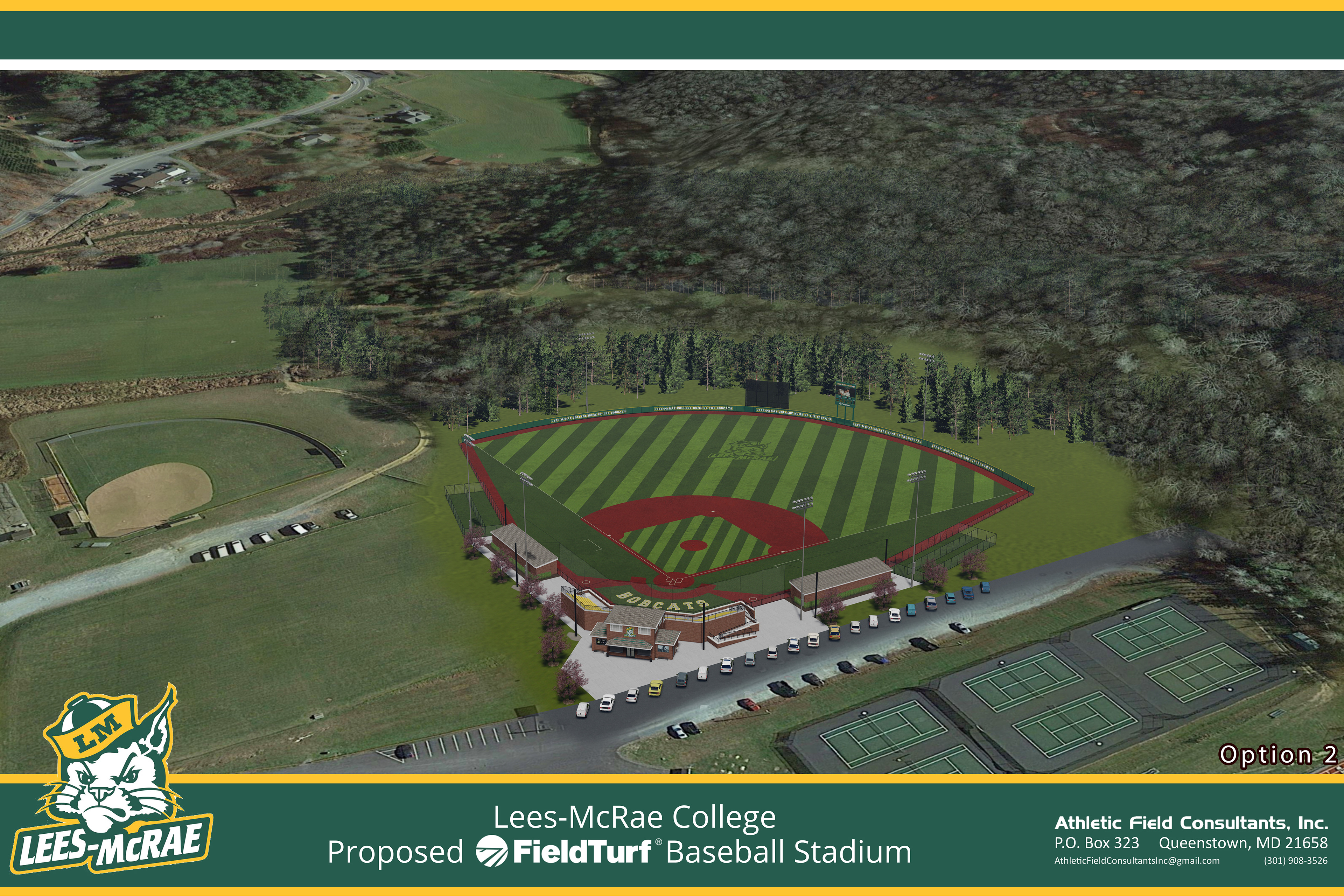 Athletic Field Consultants, Inc. - Lees-McRae College, NC - Baseball Stadium