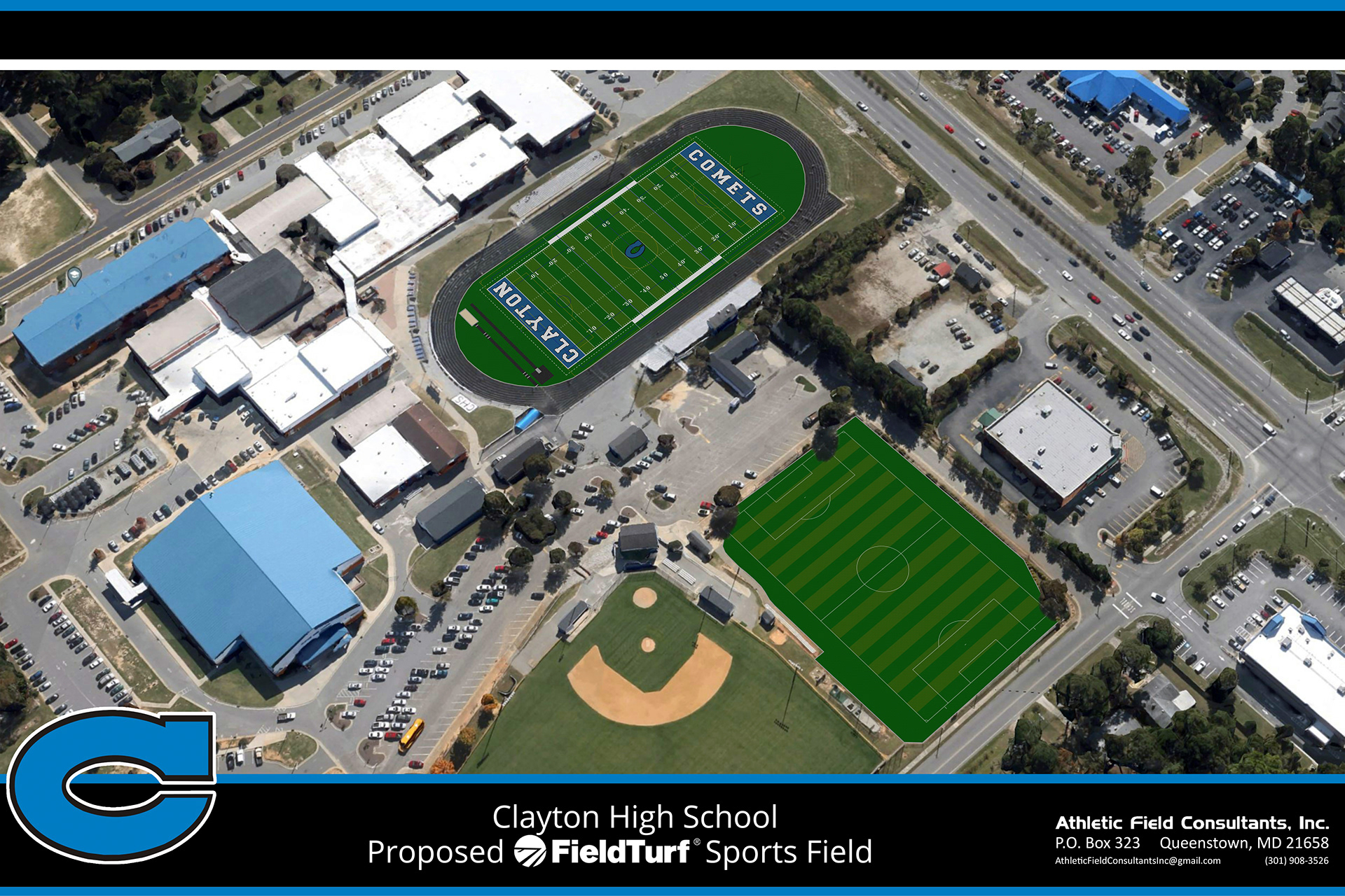 Athletic Field Consultants, Inc. Clayton High School, NC