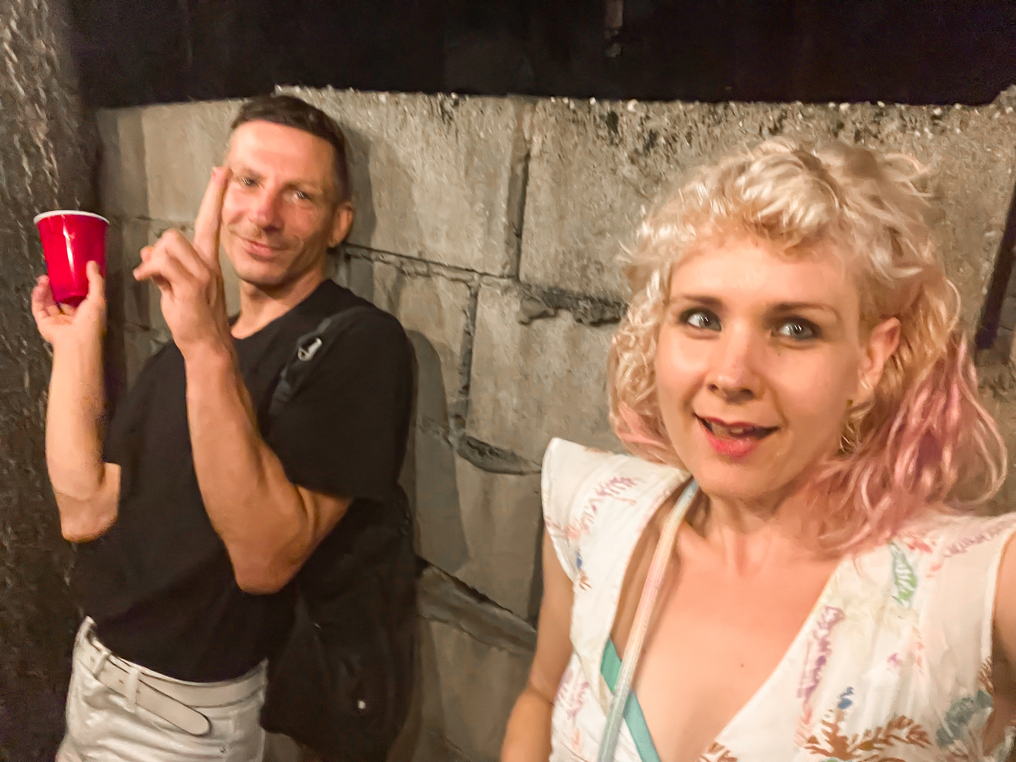 with Riccardo Matlakas at Backyard show