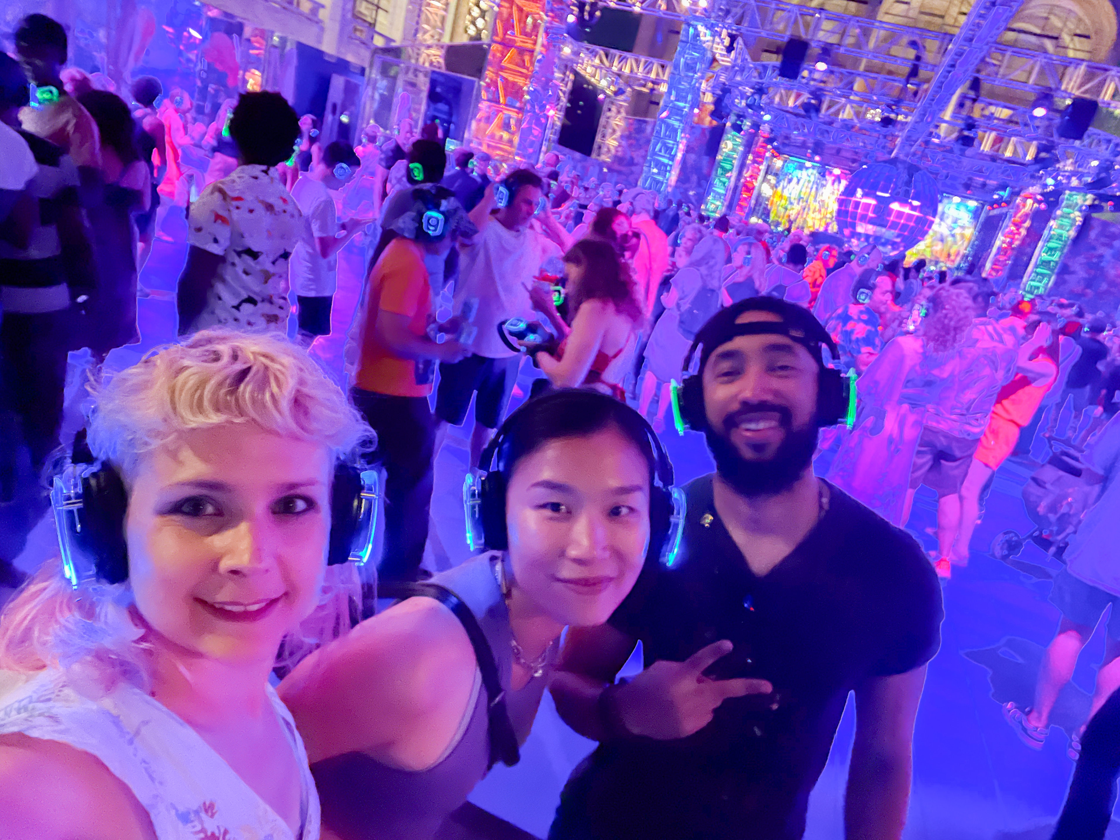Silent Disco at the Lincoln Centre with Nick-Edward Woolley & Sijia Zhang
