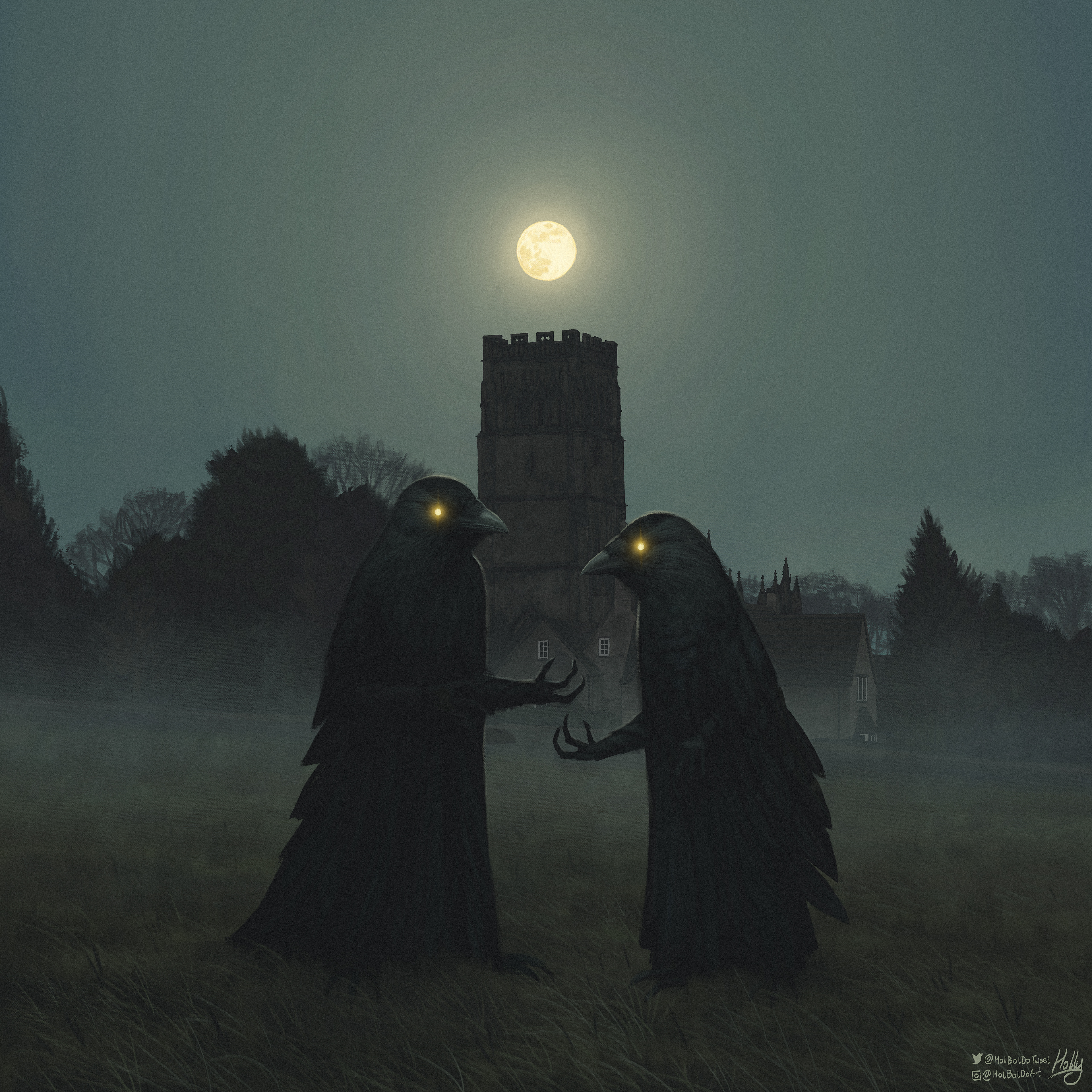 The Meeting in the Field at Midnight