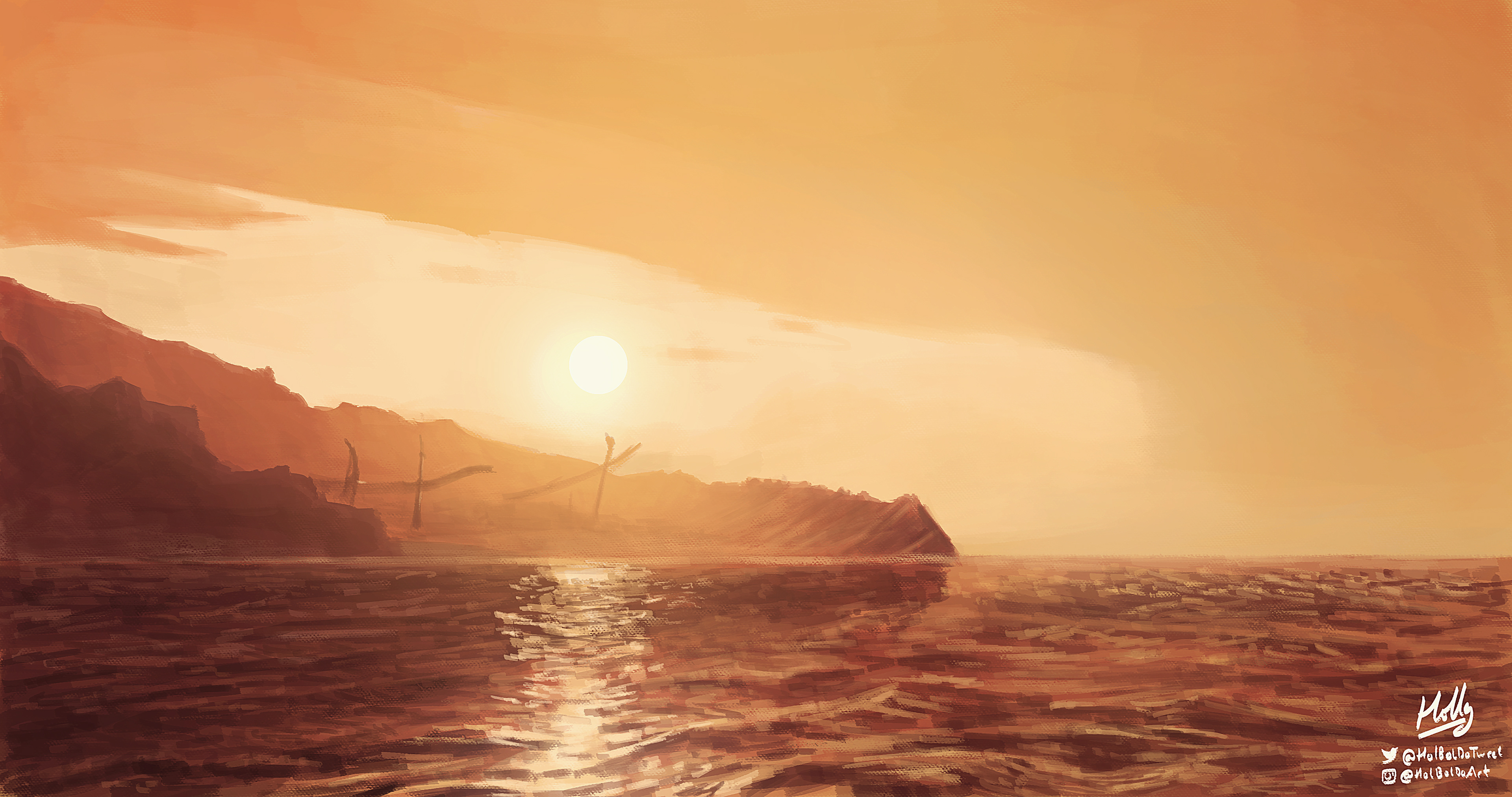 Dust District Sunset