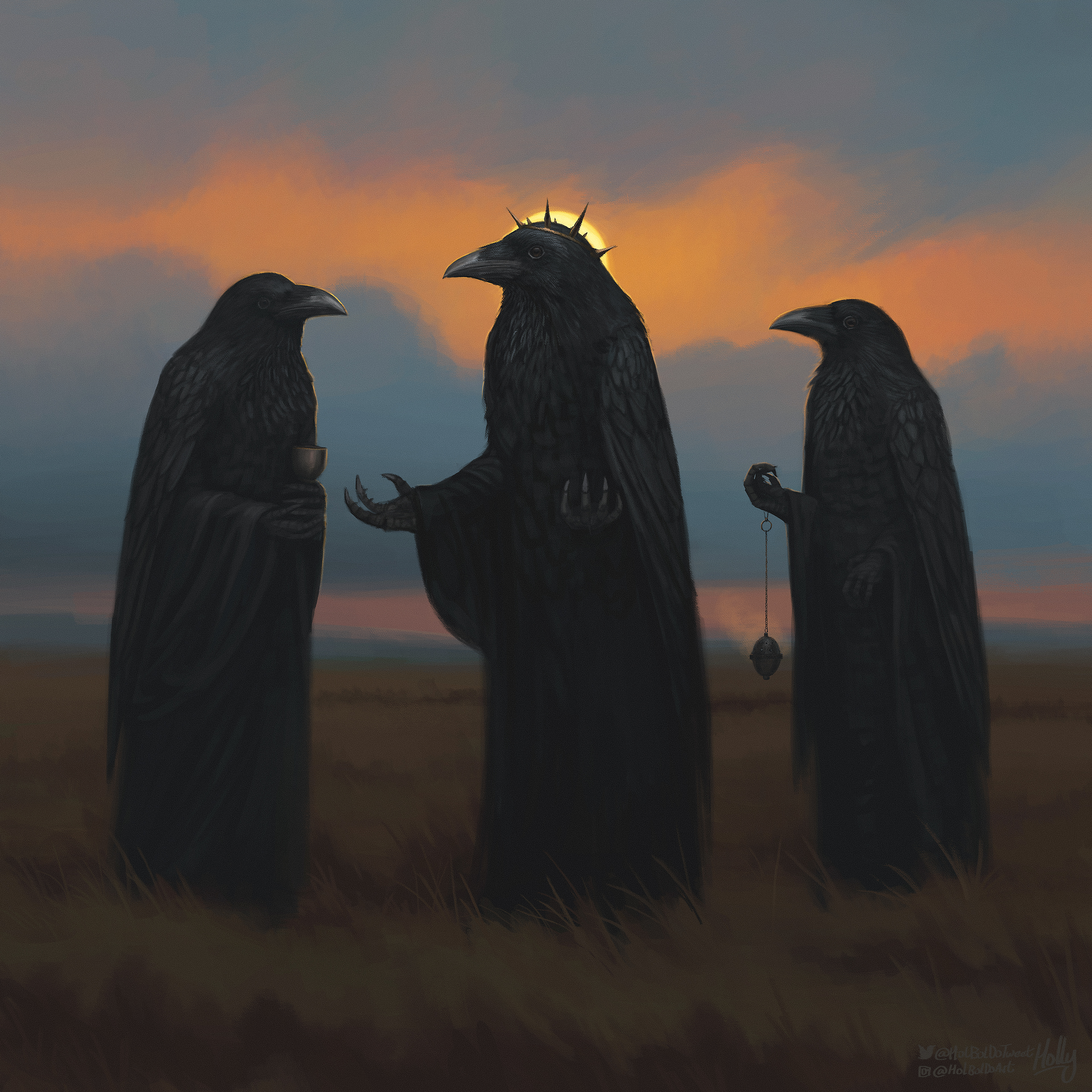 The Cult of the Crowned Raven