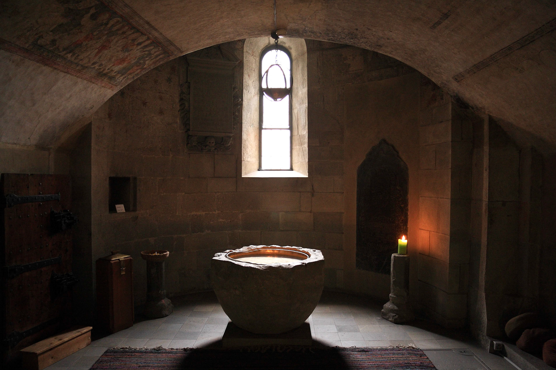 In the Grossmünster in Zürich