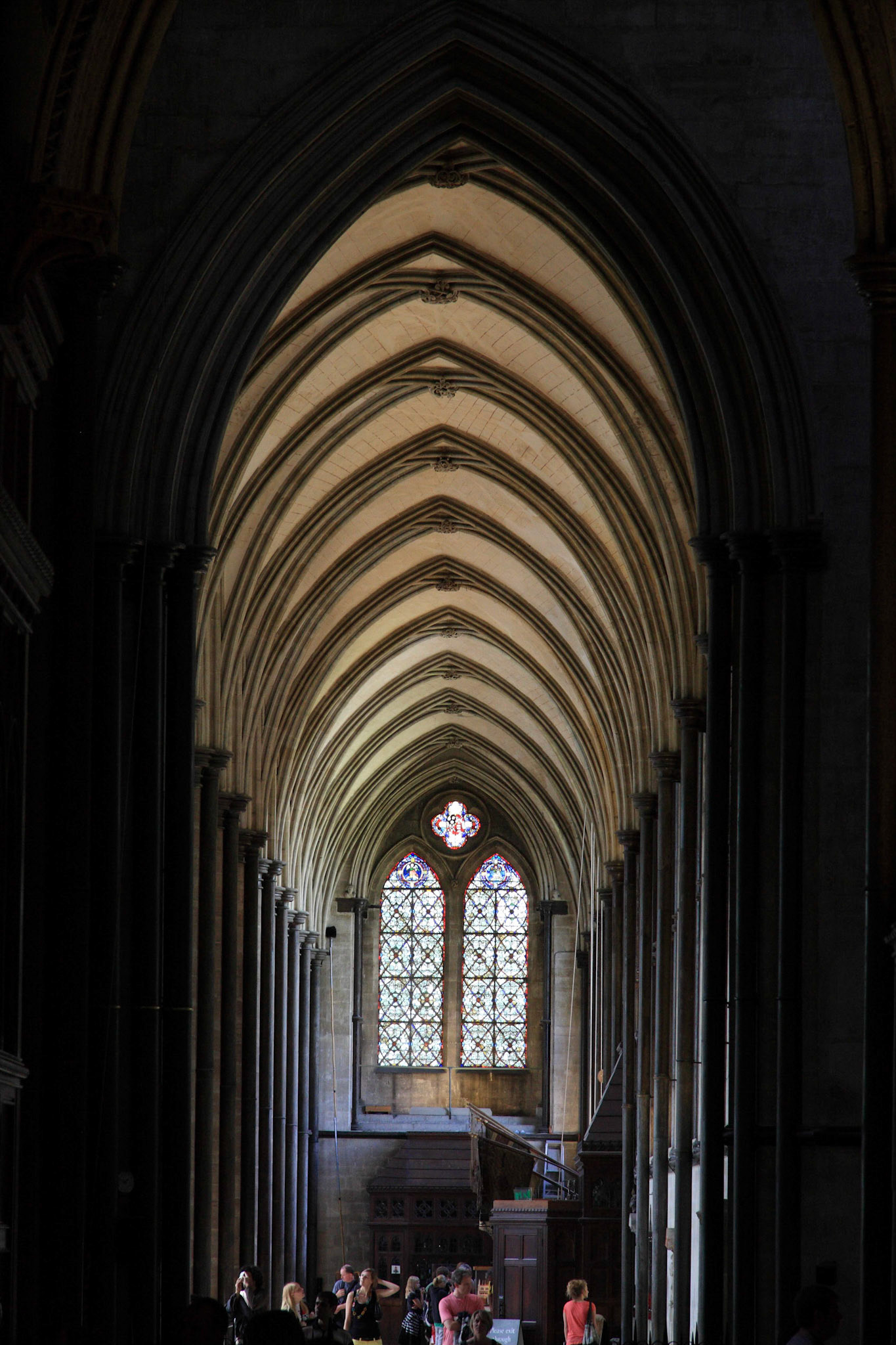 Side apse of Salisbury Cathedral