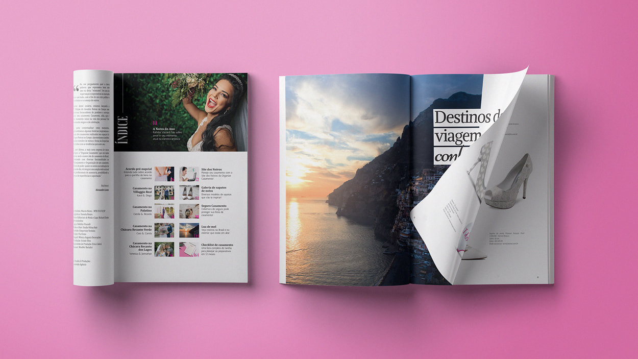 Portfólio Anuário Noivas no Campo