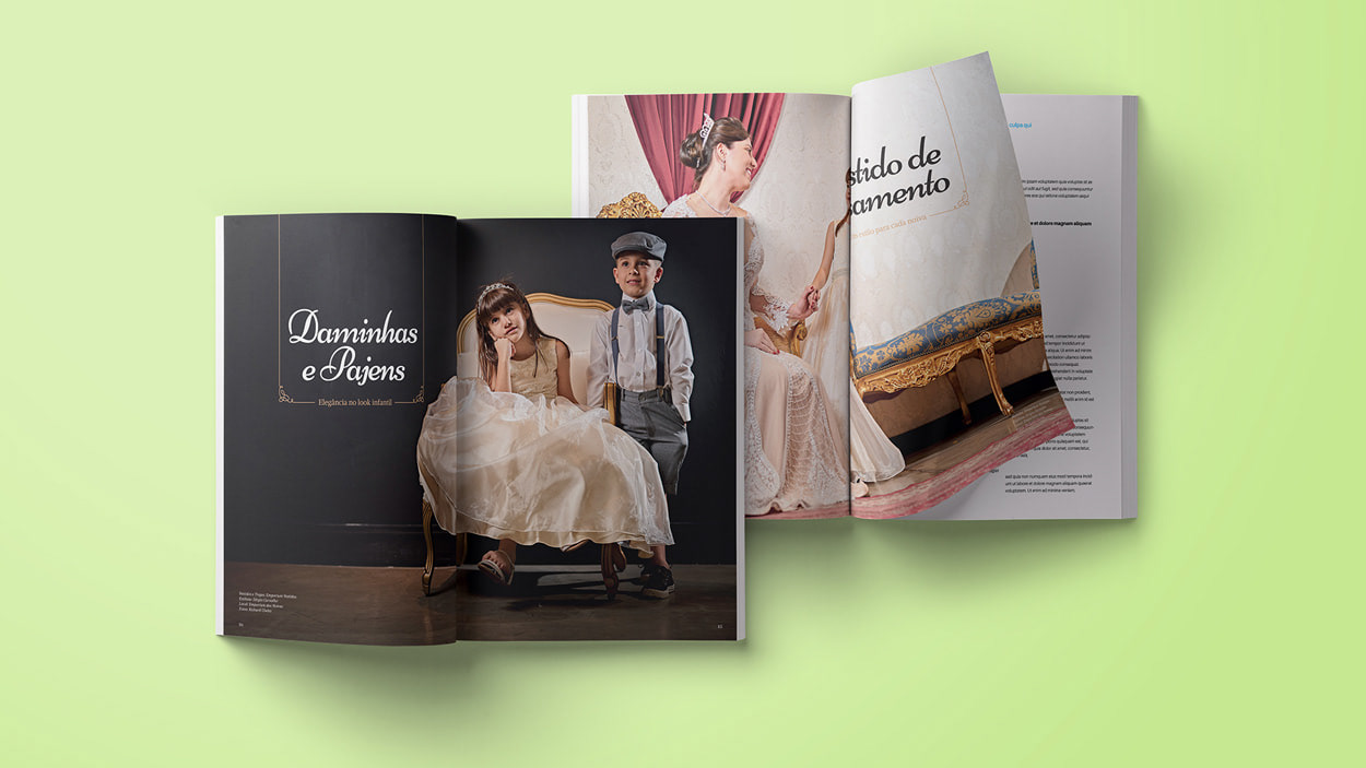 Portfólio Anuário Noivas no Campo