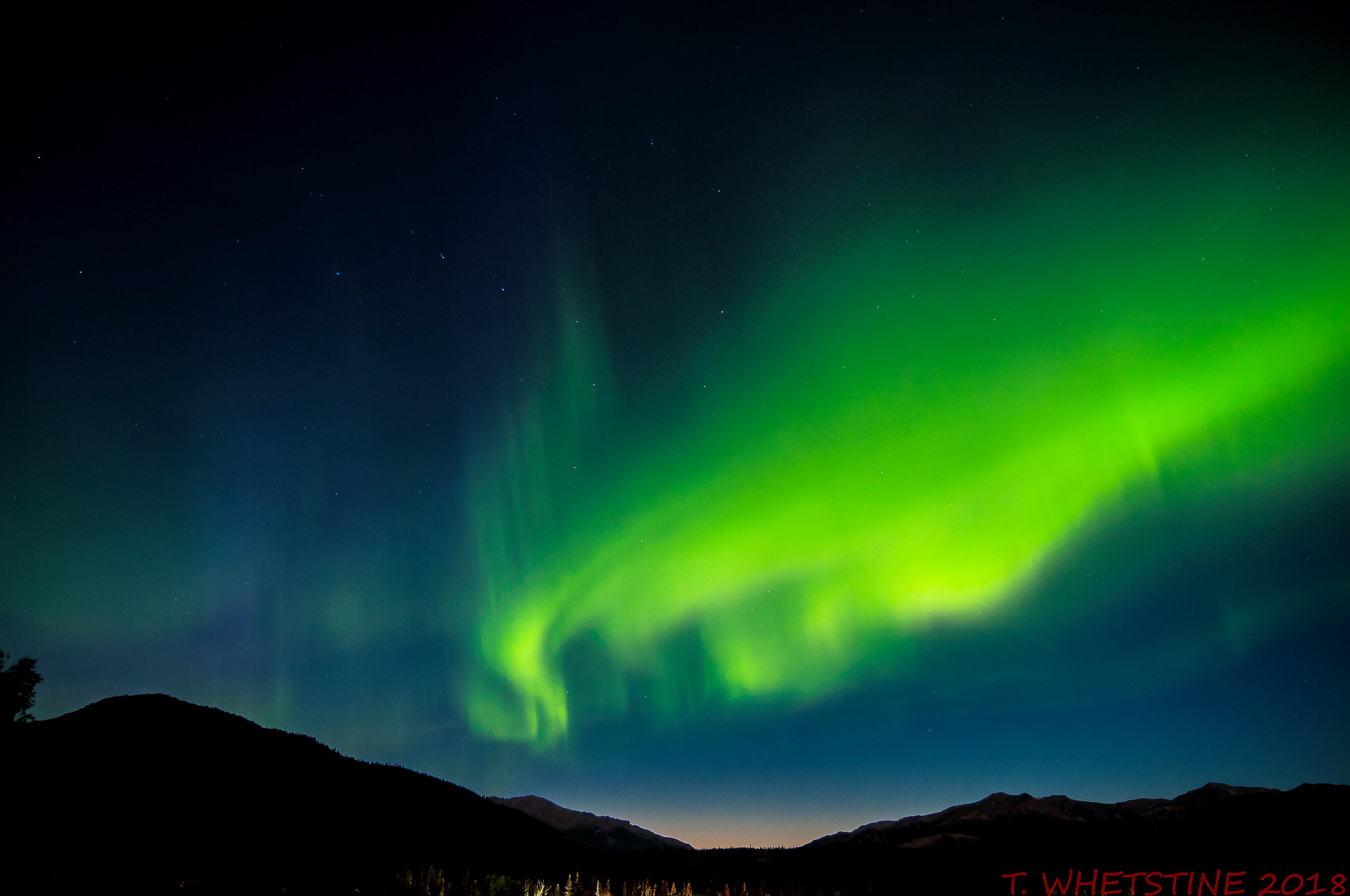 This was my first time seeing the Northern Lights.