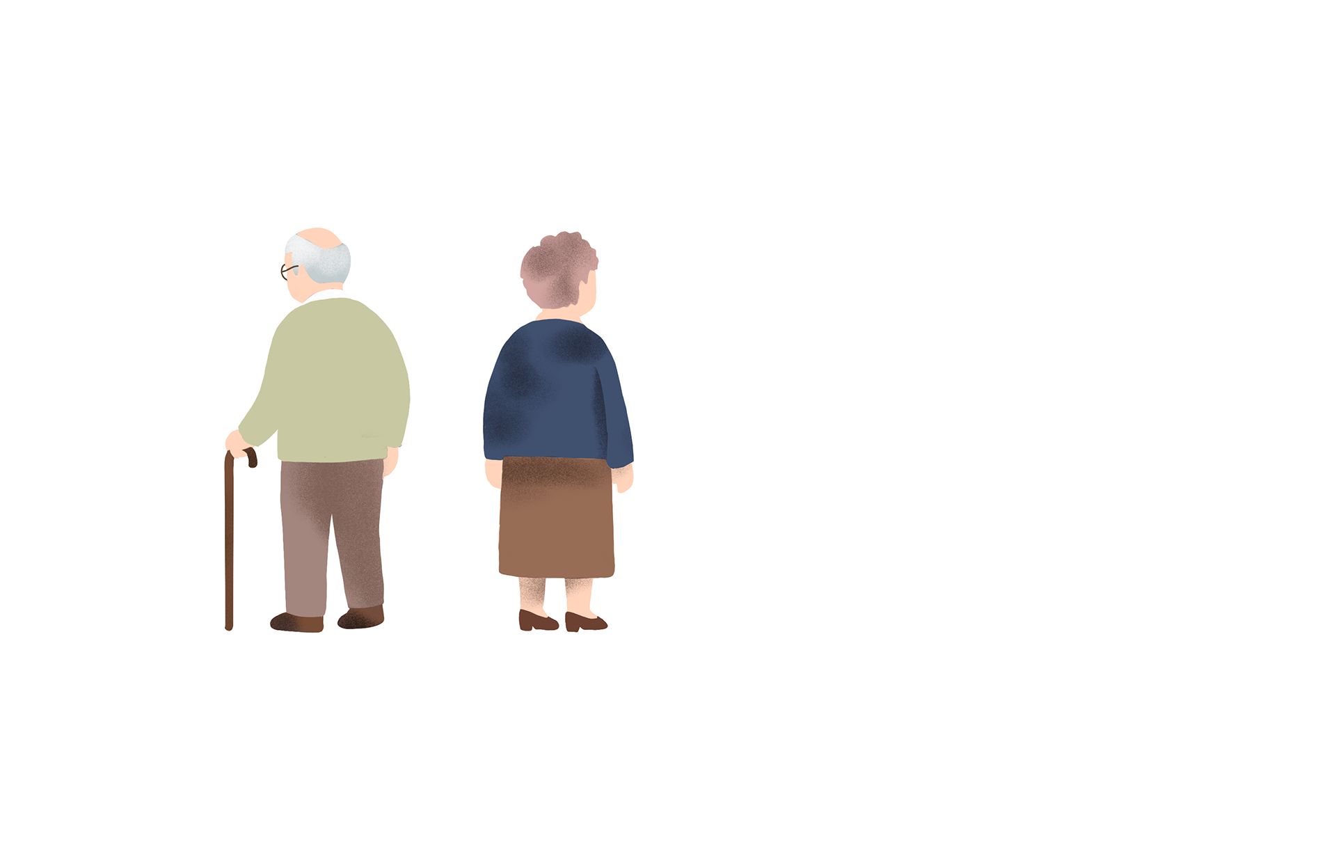 elder people illustration