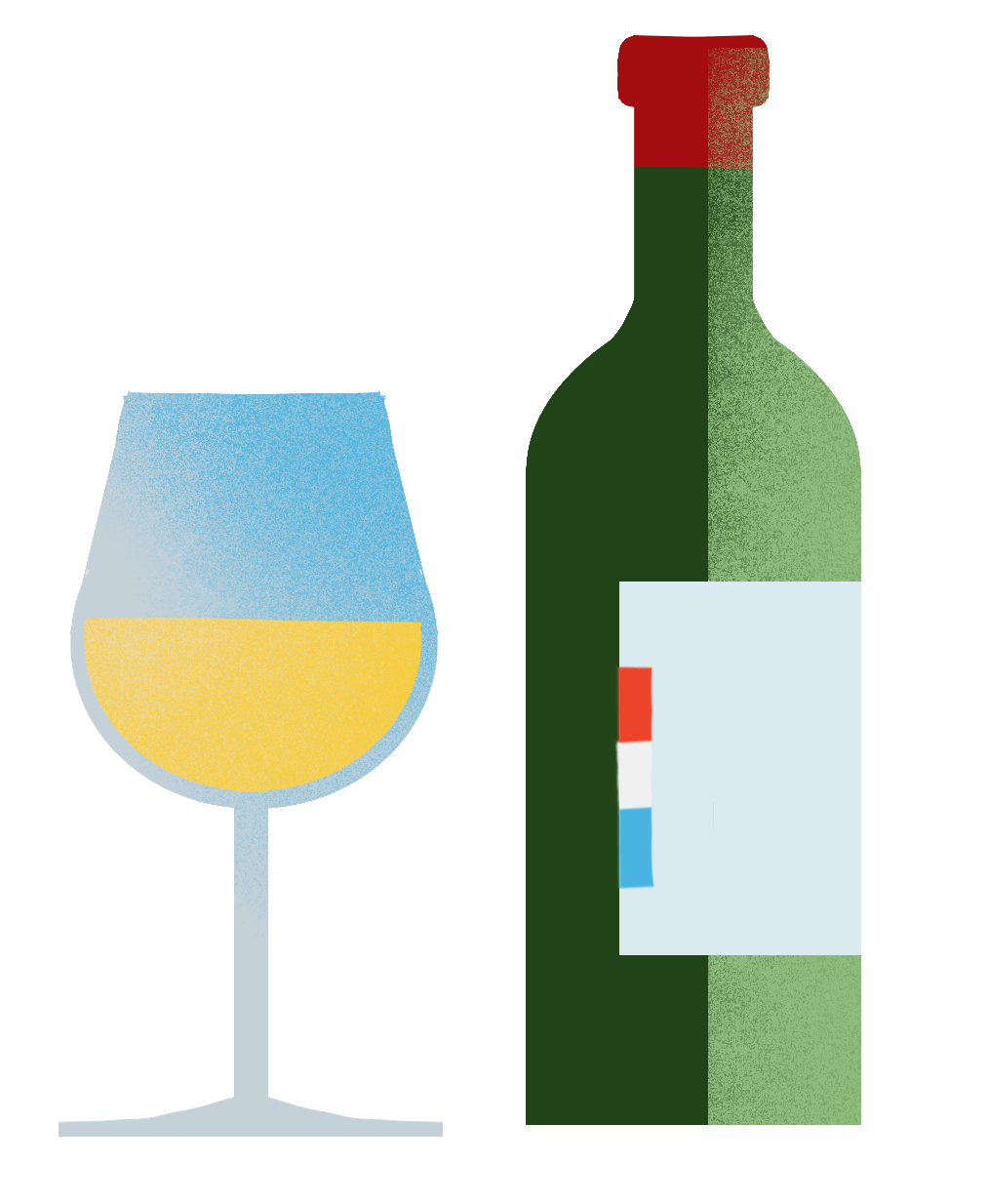 wine illustration