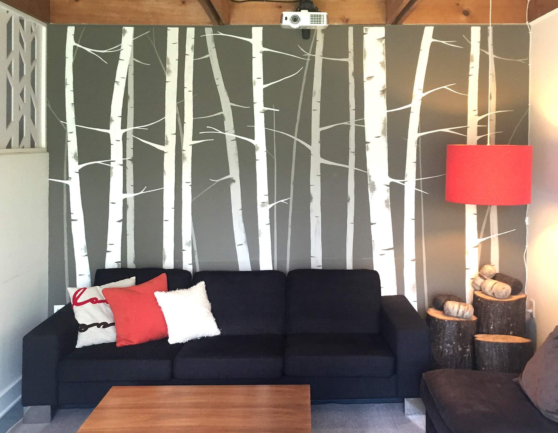 Family room in the countryside