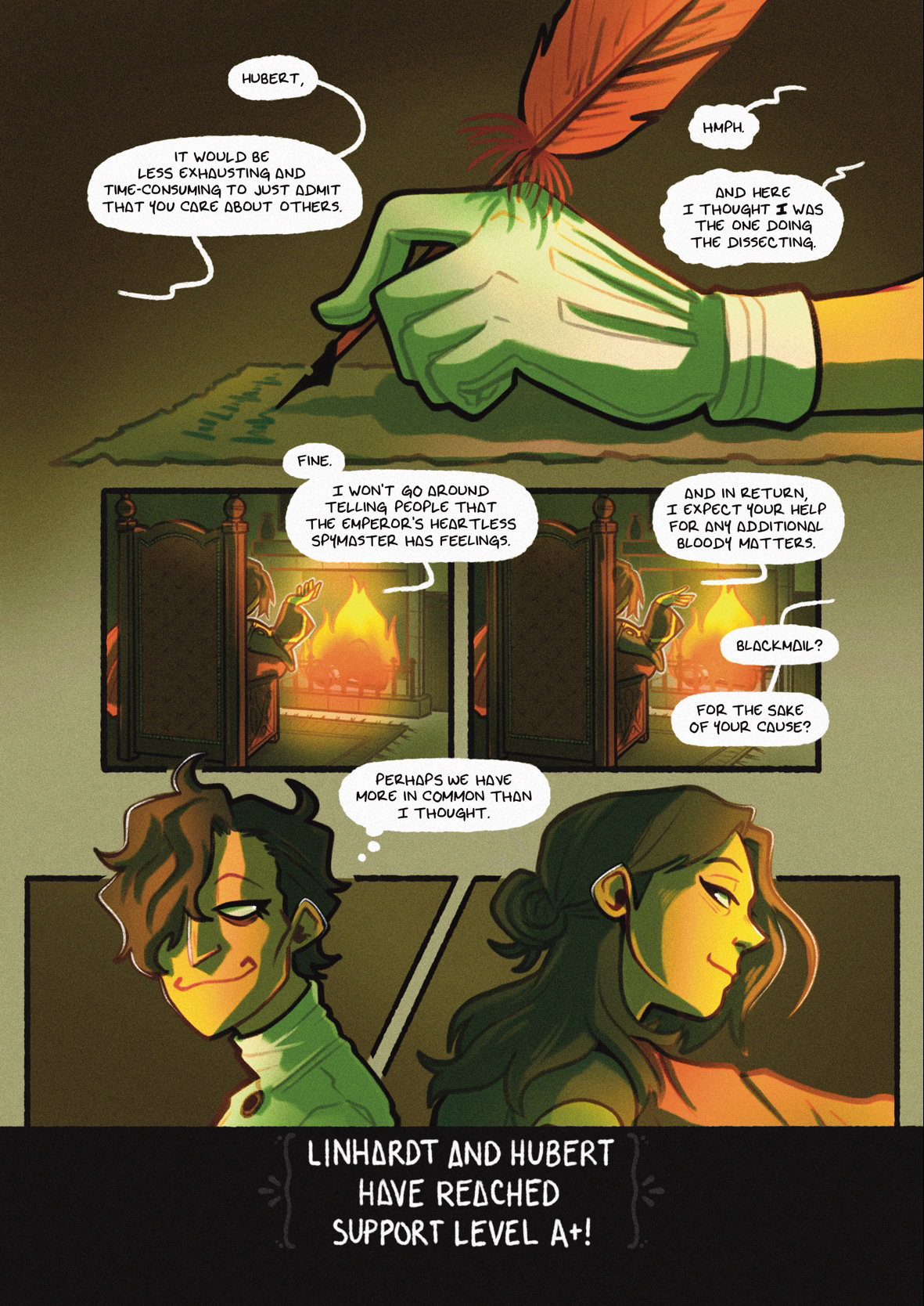 Page 3 of a fancomic based on the game Fire Emblem: Three Houses.