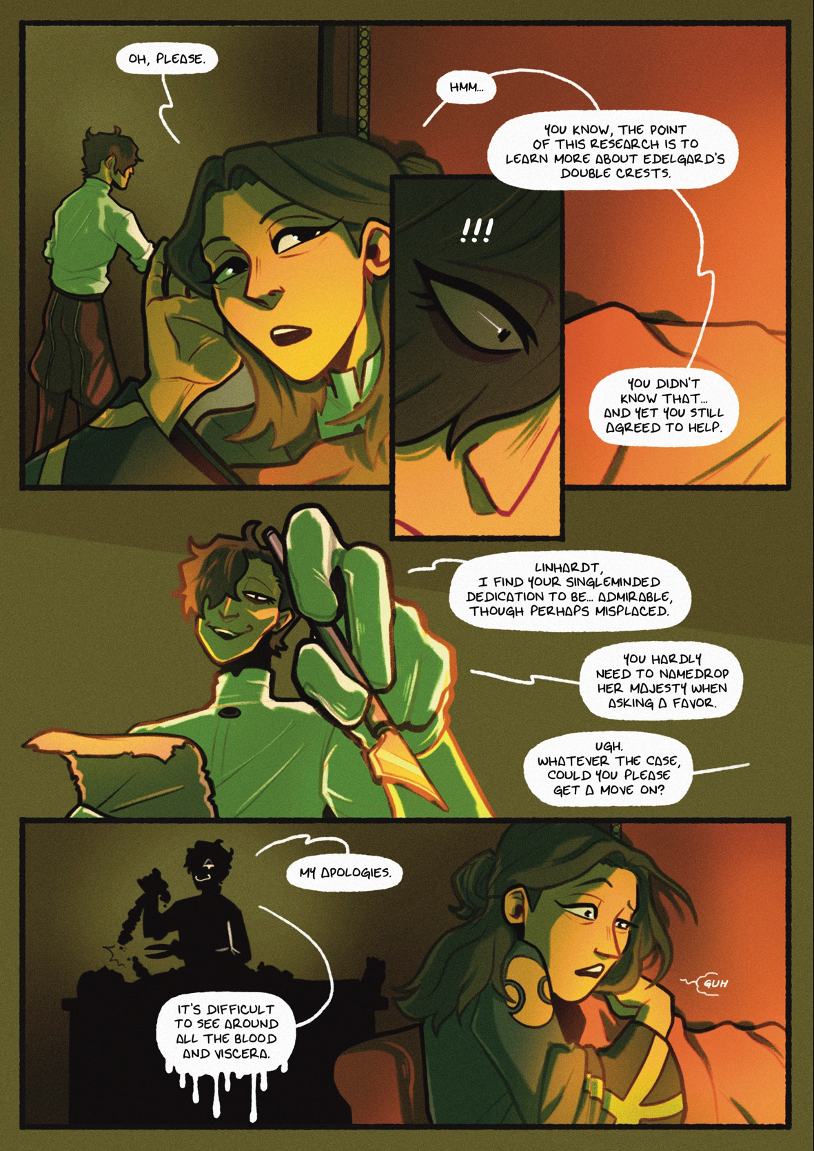 Page 2 of a fancomic based on the game Fire Emblem: Three Houses.