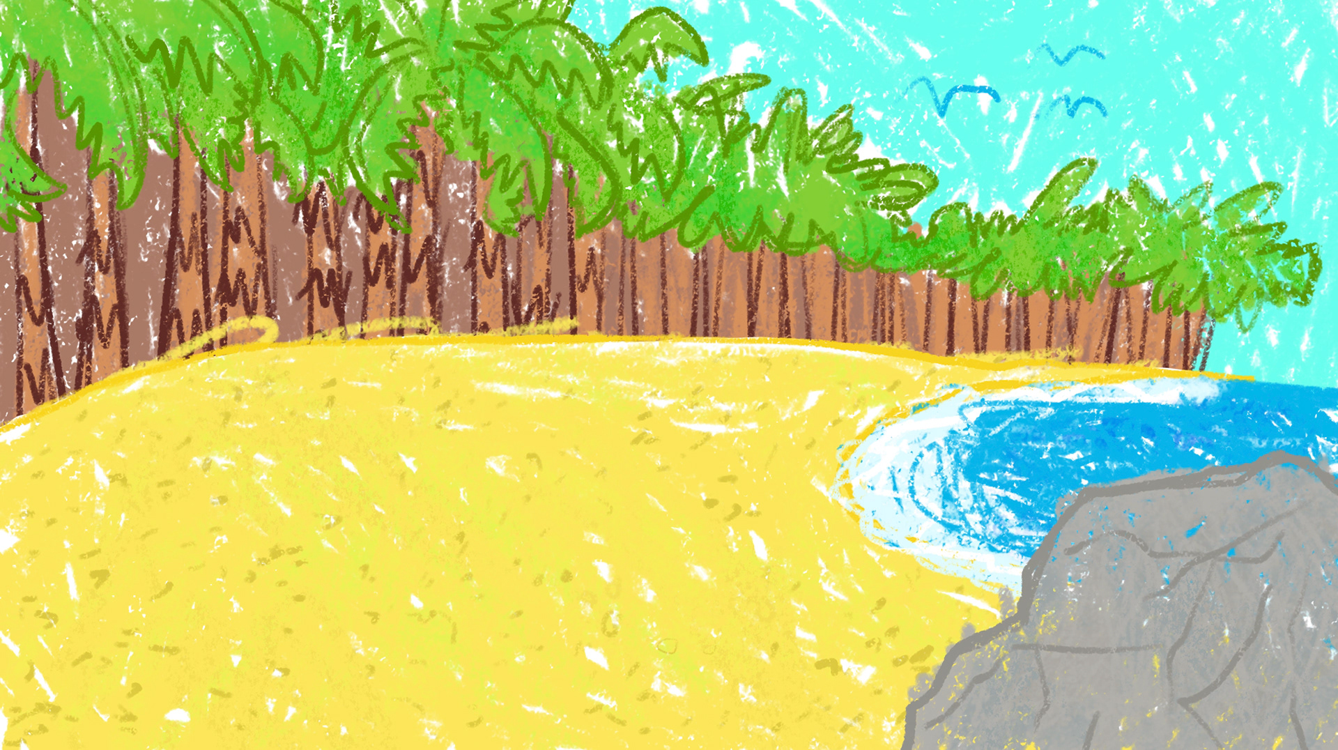 Background scene.