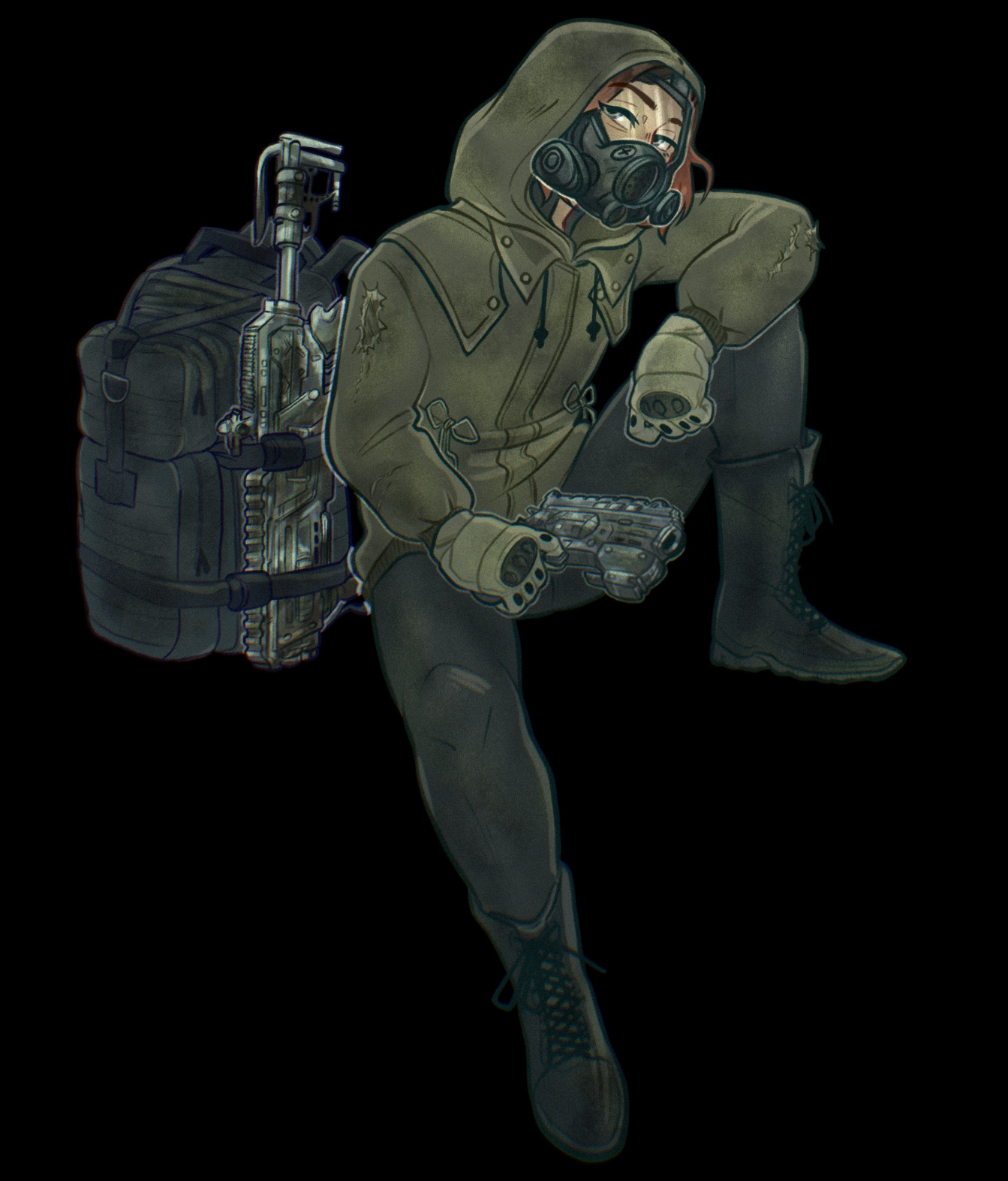 Original character, drawn based on description from commissioner.
