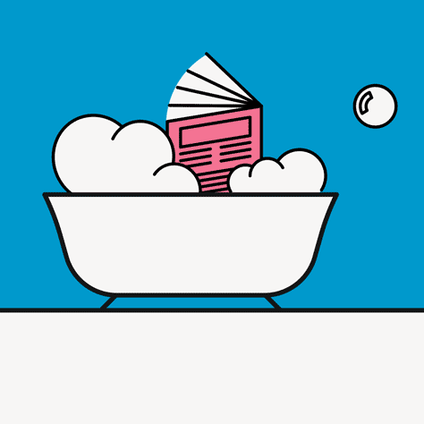 Lesen in der Badewanne : Wie es wirklich ist ... die ZEIT in der Badewanne zu lesen