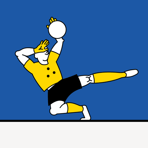 Als Torwart fast blind zu sein