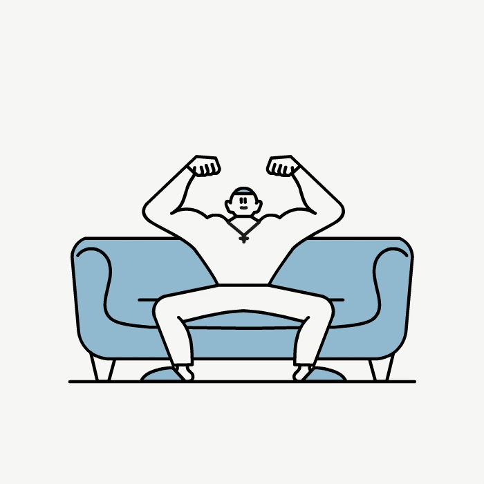 Sofasport zu machen