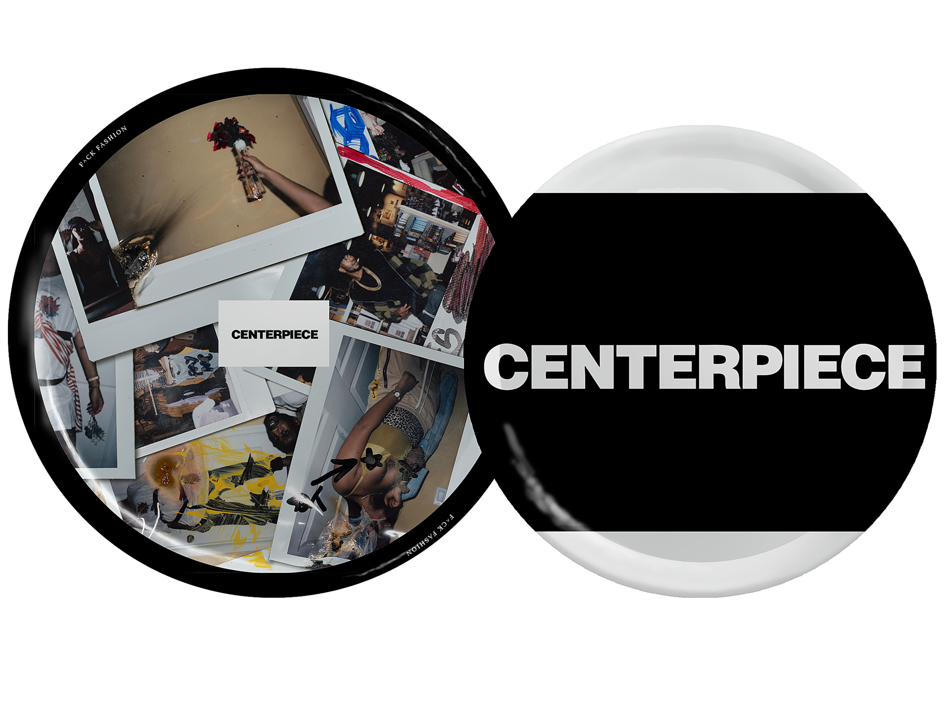 Paper Plate Design Mockup For Centerpiece Launch Event