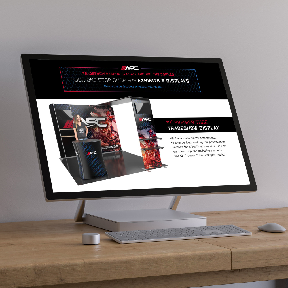 ASC promotional email campaign