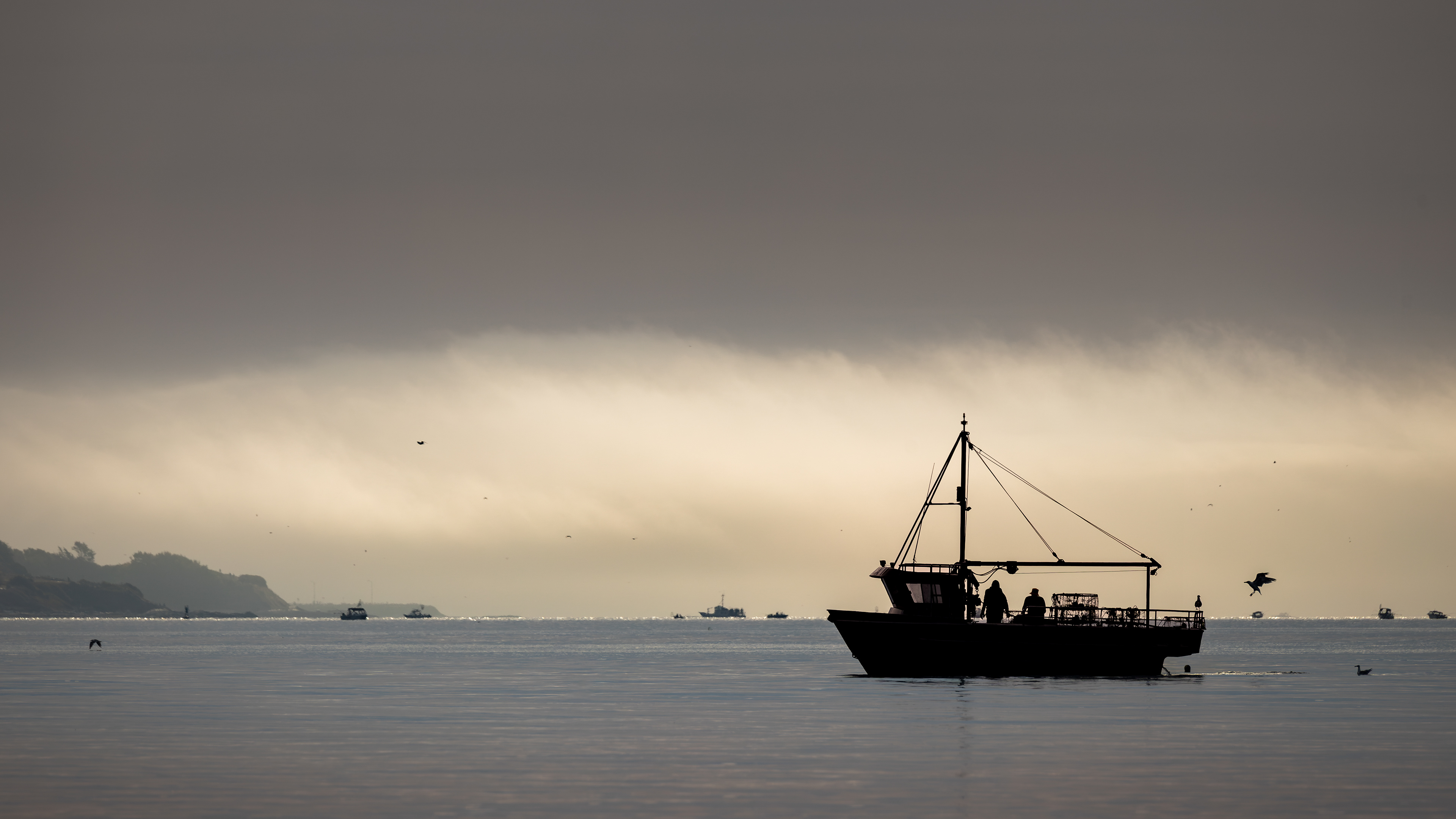 Fish boat off of Esquimalt Lagoon