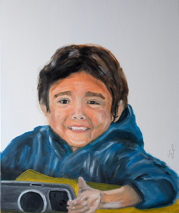 El patriomonio, Taxco, Mexico, huile sur toile, 54x65cm, février 2025