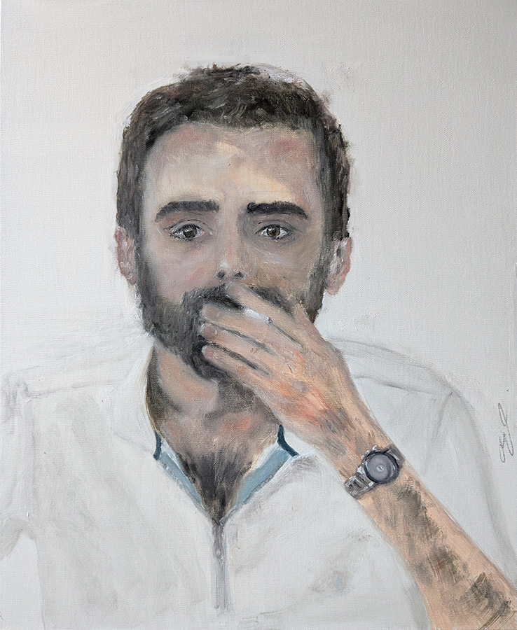 Iranian soul, huile sur toile, 50x60cm, septembre 2025