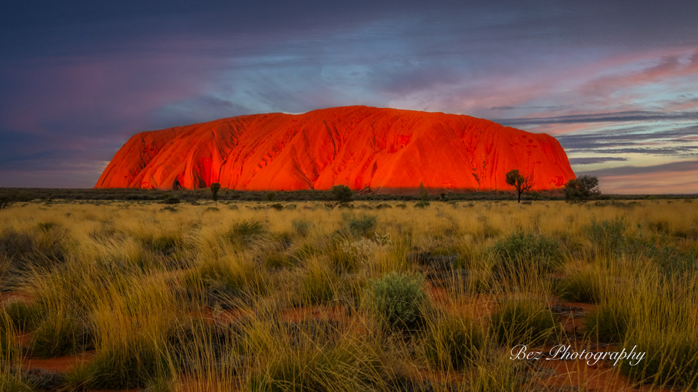 Sunset, Uluru.