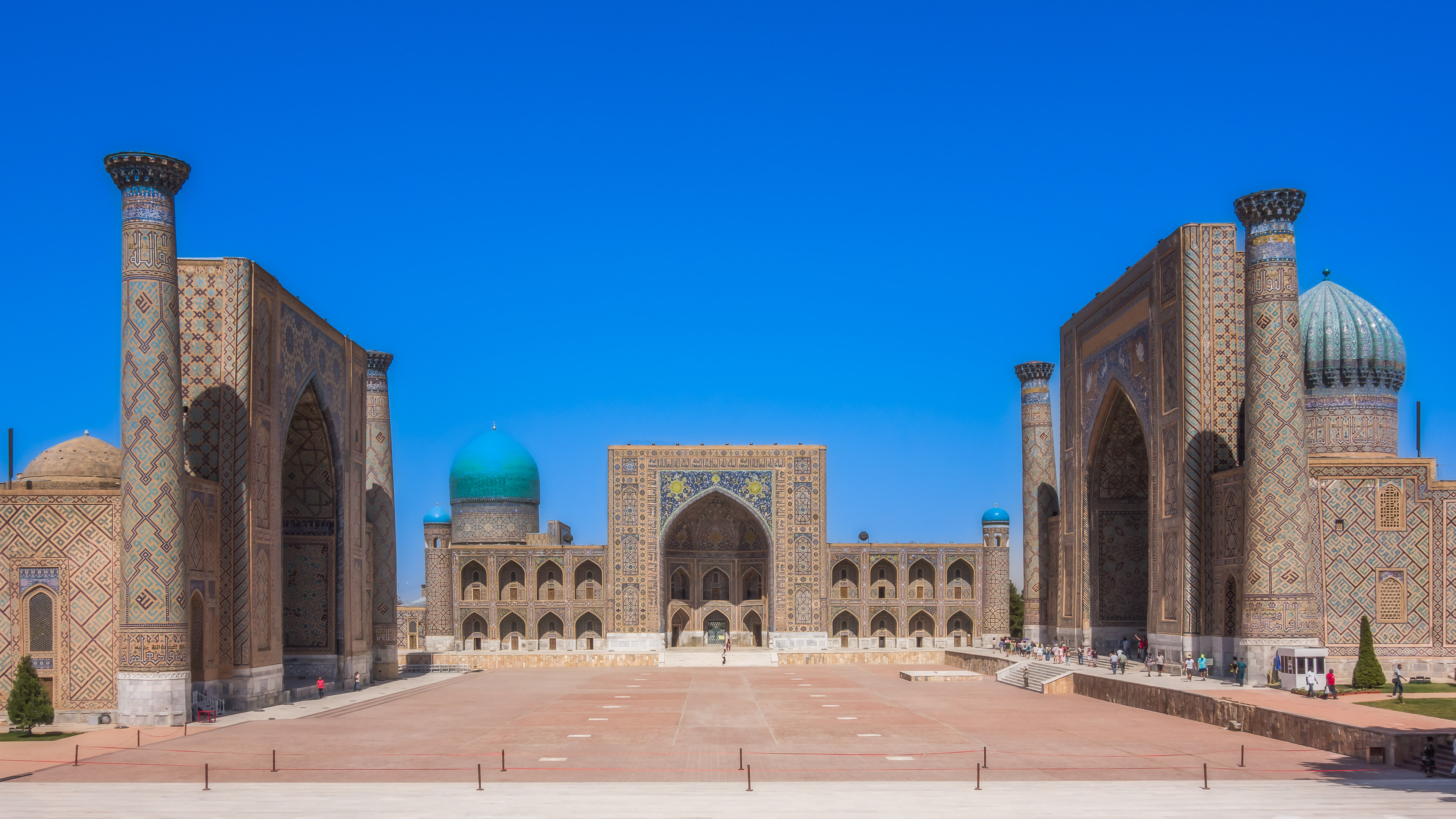 Registan Square Samarkand Uzbekistan.