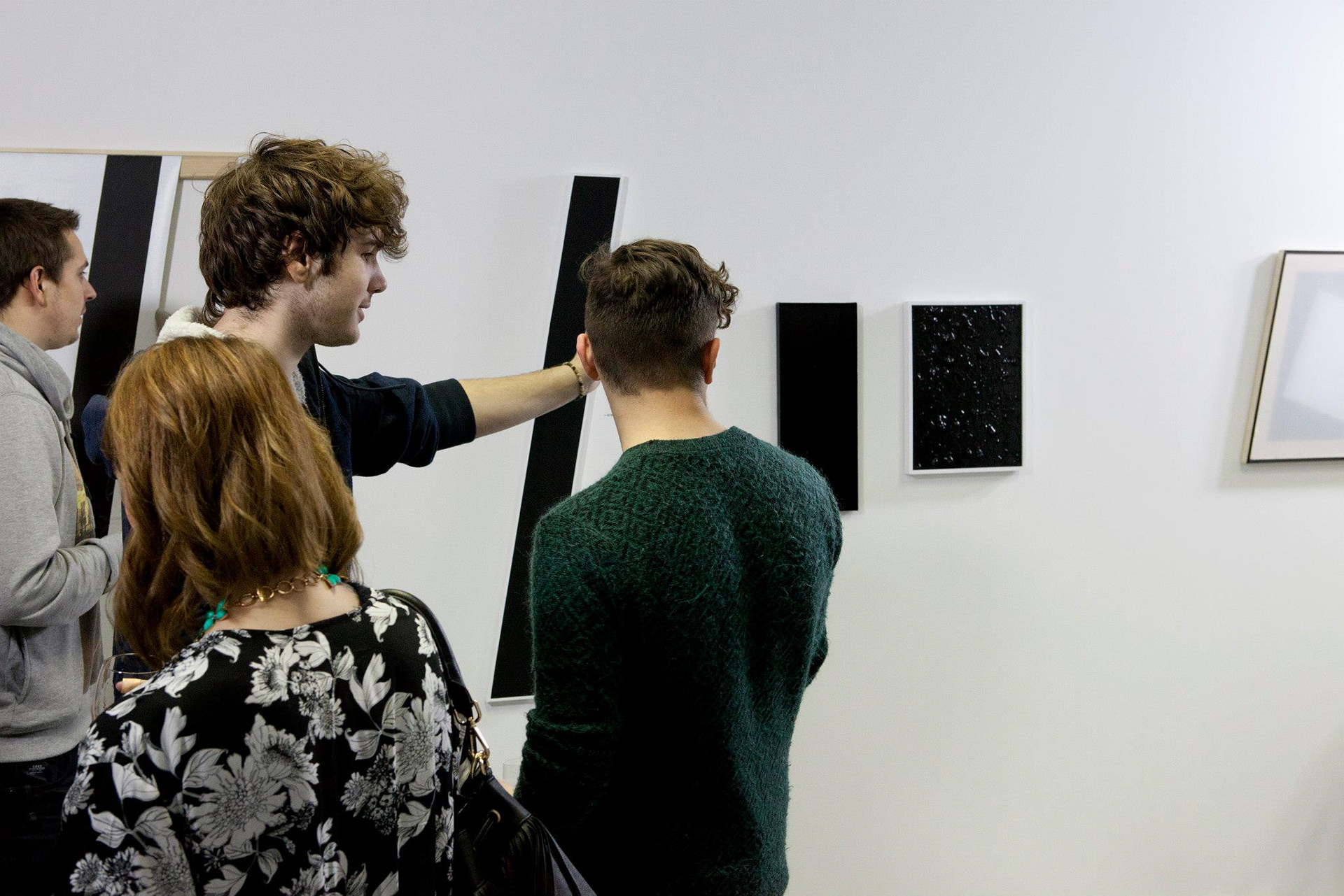 Opening of The Open Work solo exhibition, Dubner Moderne, Lausanne, Switzerland, 2015