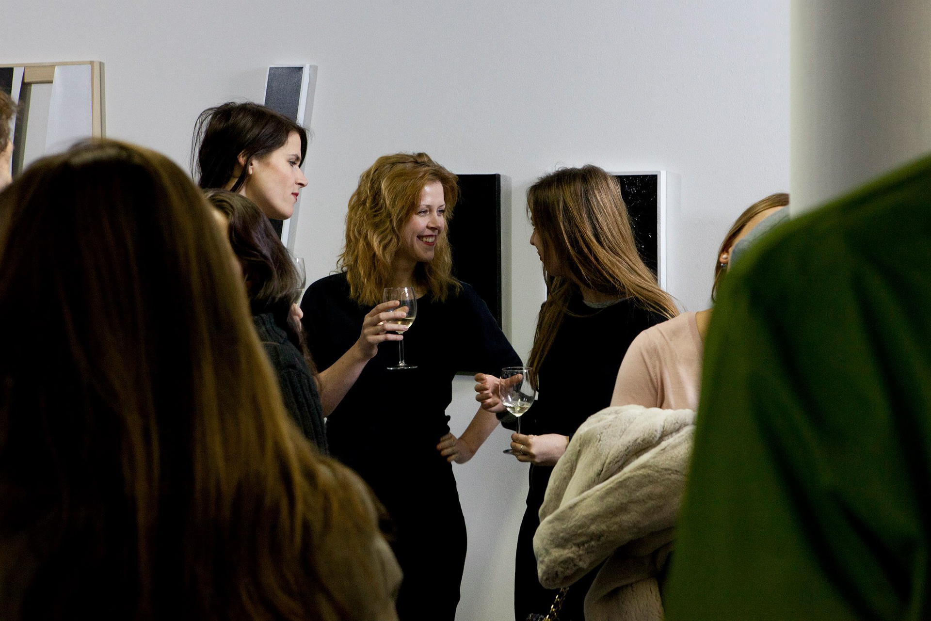 Opening of The Open Work solo exhibition, Dubner Moderne, Lausanne, Switzerland, 2015