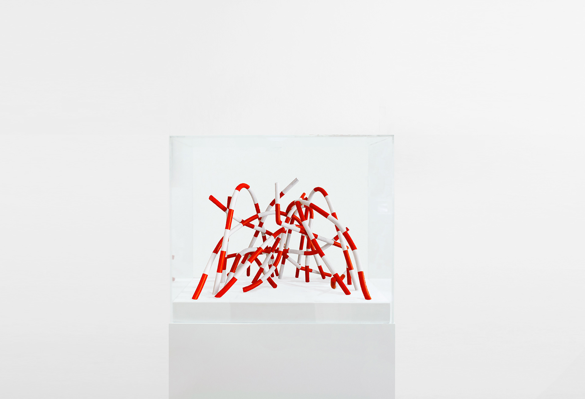 View of the "Dividing Lines" solo exhibition, Alicja Gaskon at Le Guern Gallery, Warsaw, 2019-2020