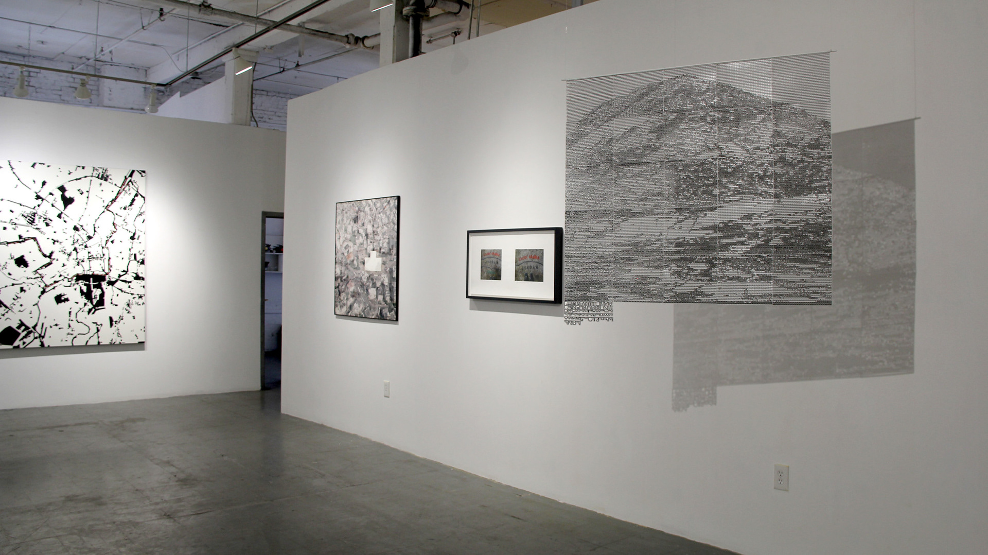 View of The Map and the Territory exhibition, NARS Foundation, New York, 2018