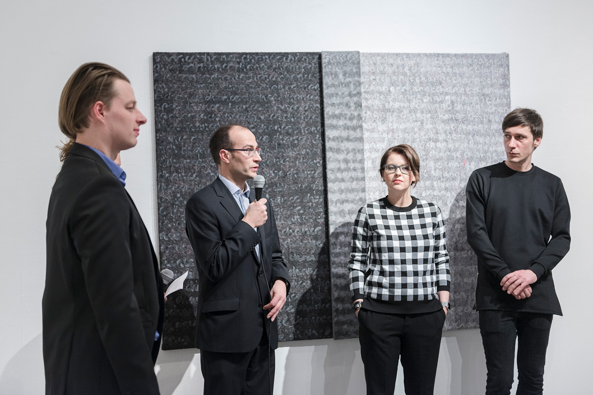 Opening of the Transitions exhibition, Platan Gallery, Budapest, Hungary, 2016