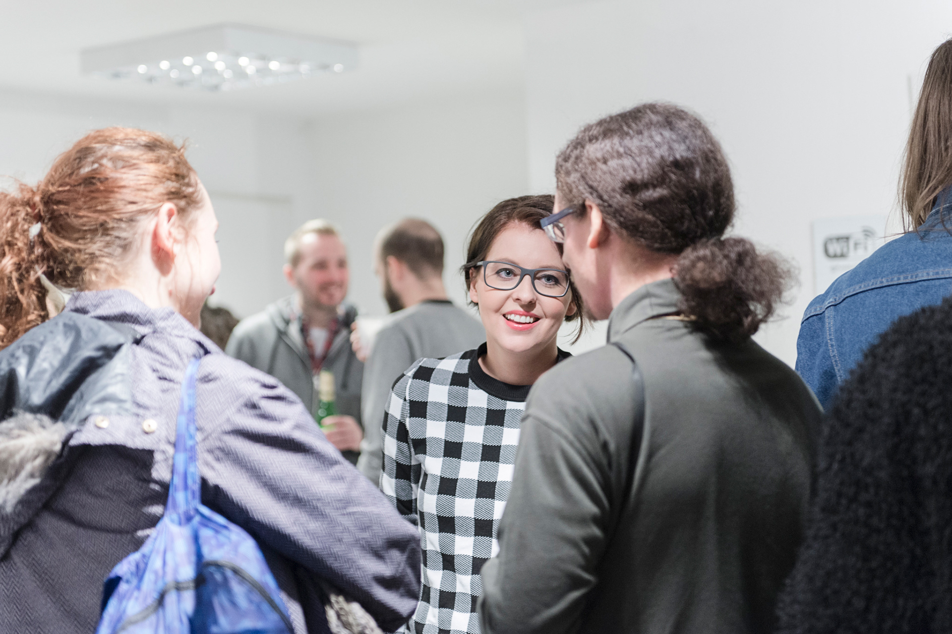 Opening of the Transitions exhibition, Platan Gallery, Budapest, Hungary, 2016