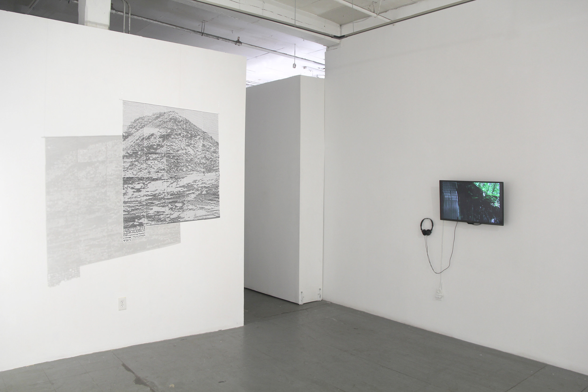 View of The Map and the Territory exhibition, NARS Foundation, New York, 2018