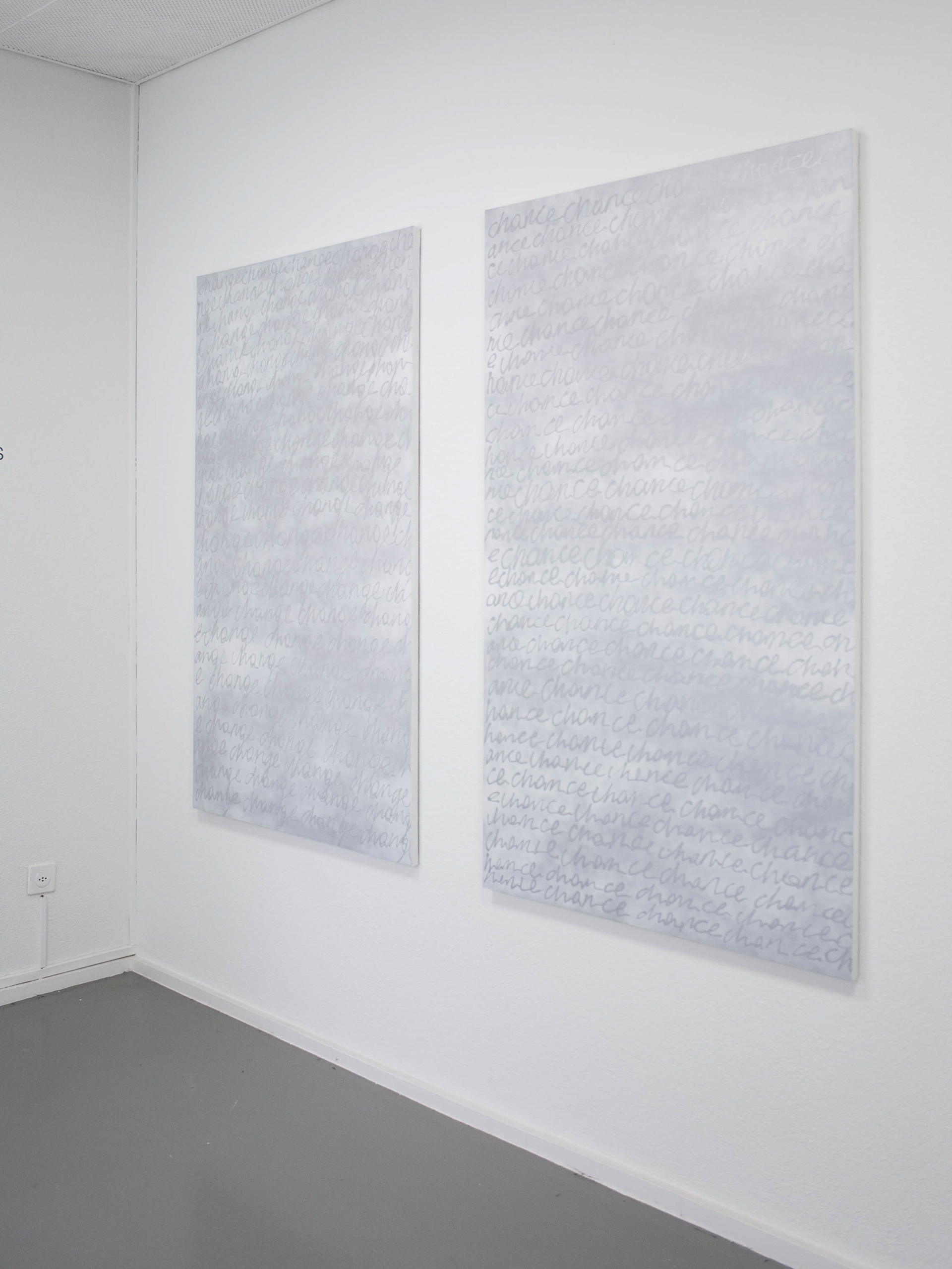 View of the New Beginnings solo exhibition, Balzer Projects, Basel, Switzerland, 2016