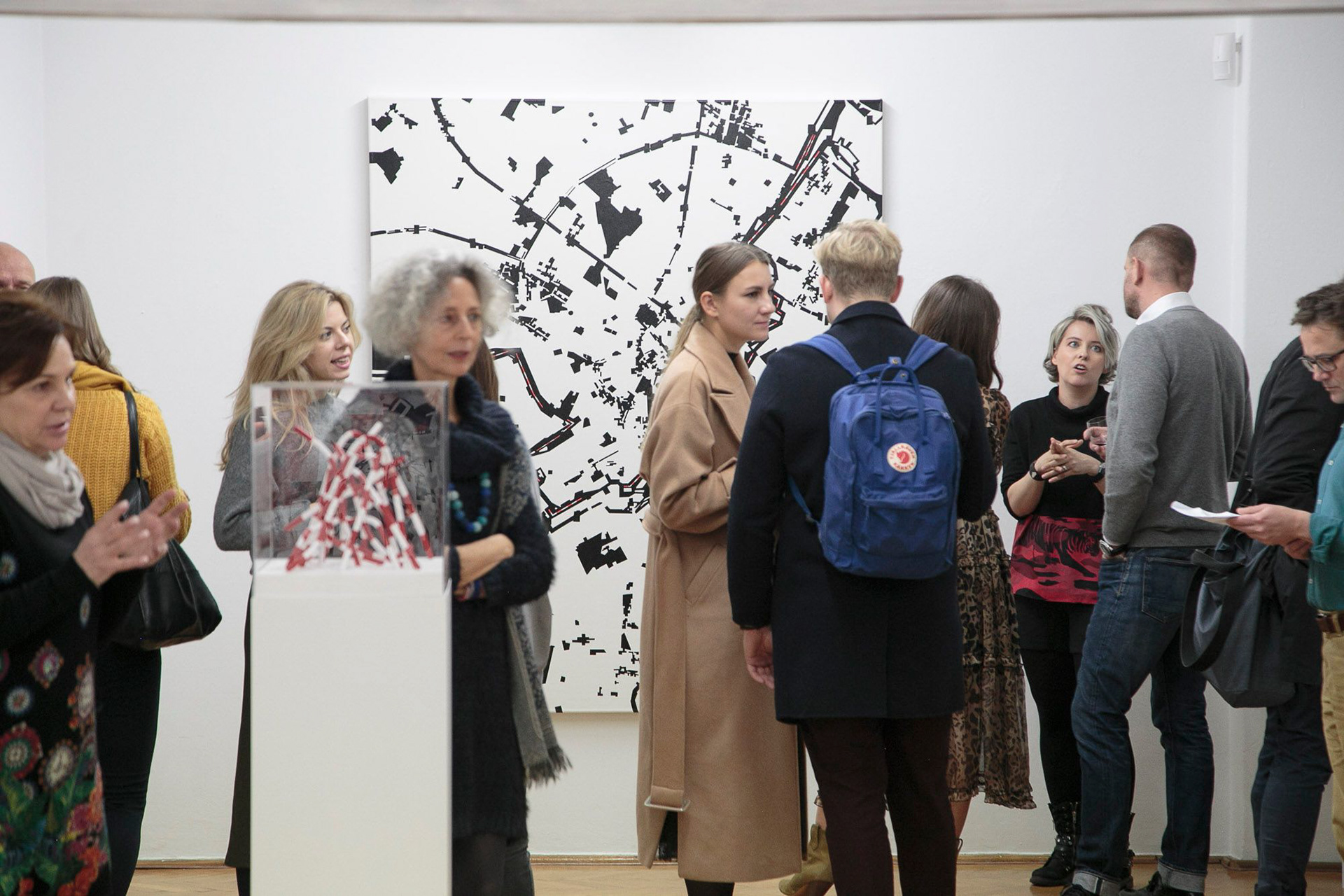 Opening of the "Dividing Lines" solo exhibition, Alicja Gaskon at Le Guern Gallery, Warsaw, 2019-2020